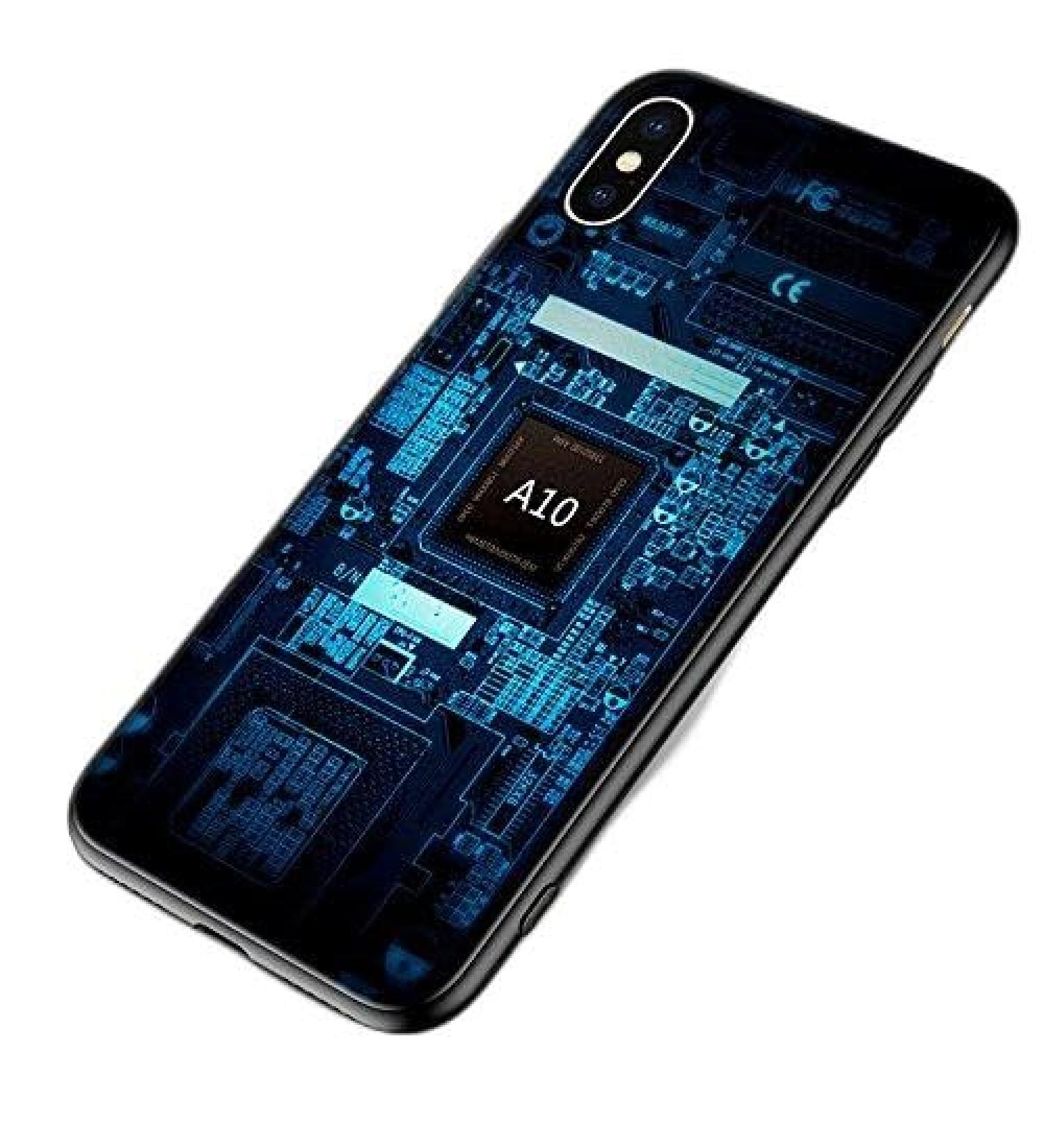 Seabaras iPhone X Case Glow in Night Case for iPhone X Flexible Soft TPU Cover 3D Noctilucent Case for iPhone X Motherboard - Buy Online on GoSupps.com