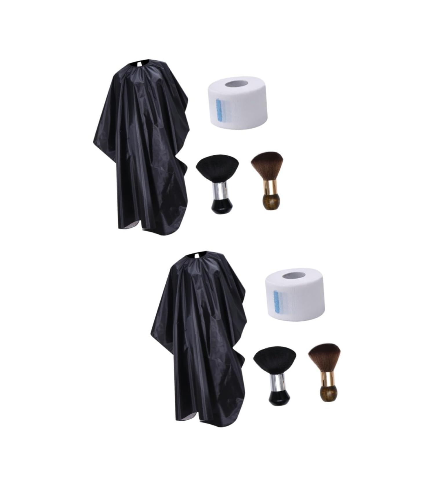 FRCOLOR 2-Piece Set 4 Hairdressing Tool Set Haircut Cape Hairdresser Neck Band Hairdresser Dress Neck Stripes Hairdresser Coat Hair Colour Apron Professional Hairdresser Cape - Buy Online on GoSupps.com