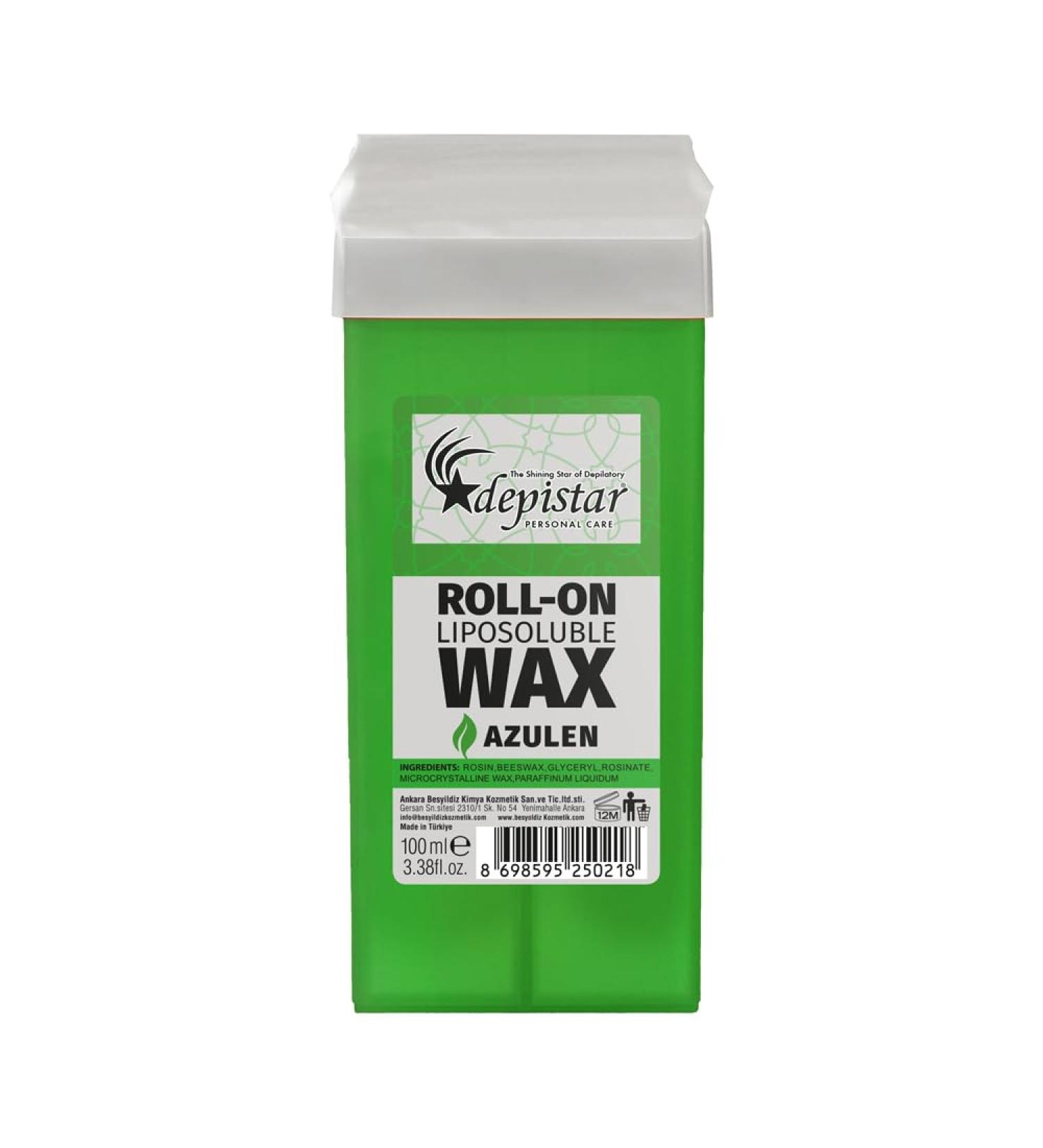 Vonel DEPISTAR Wax Cartridge Azulen - Wax Roll-On 100 ml (12 pcs)