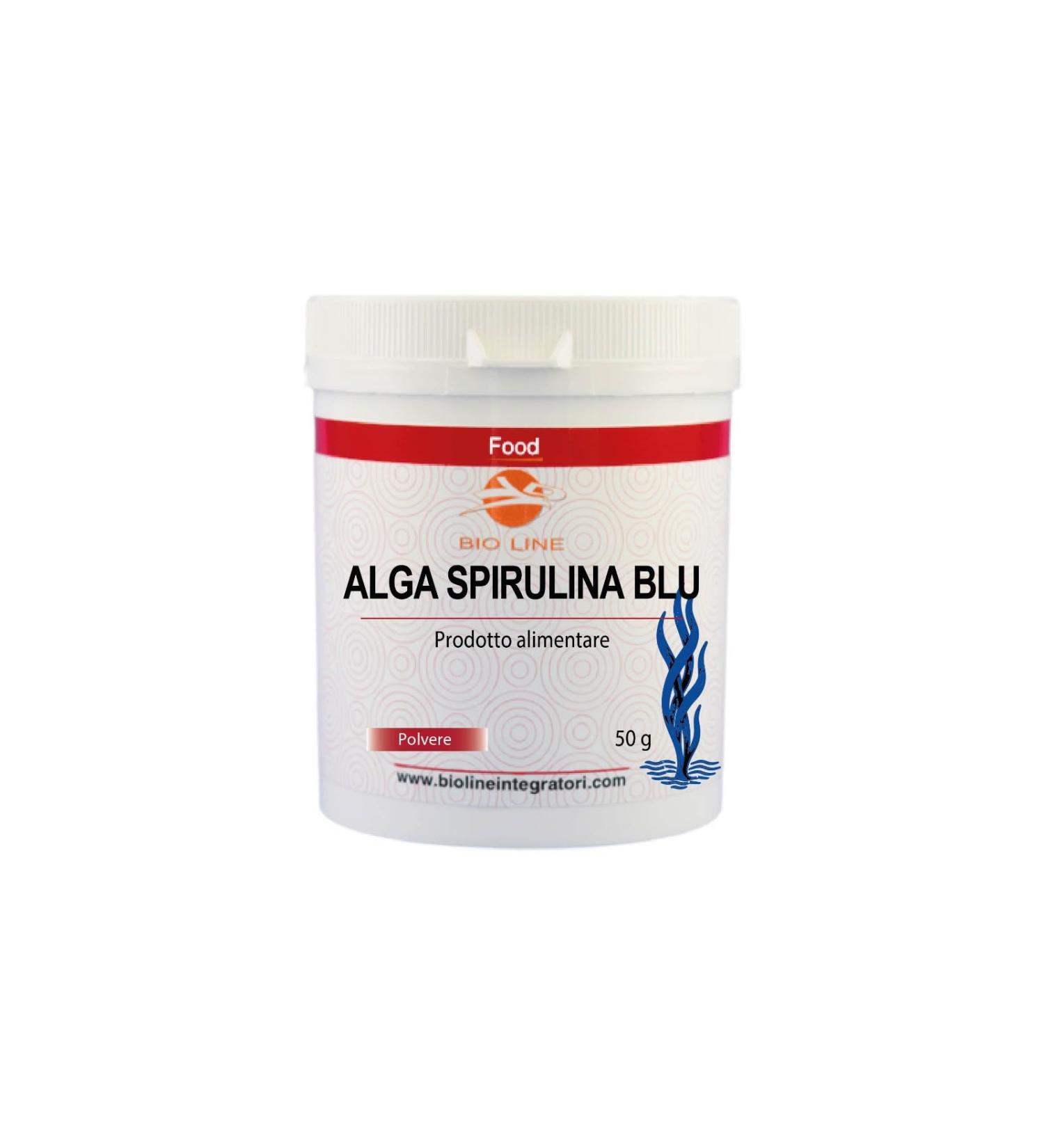 Laboratori Bio Line Laboratori Bio Line - Blue Spirulina 50g Seaweed Powder Spirulina Food Powder Constituted by drying and spraying algae natural blue food coloring