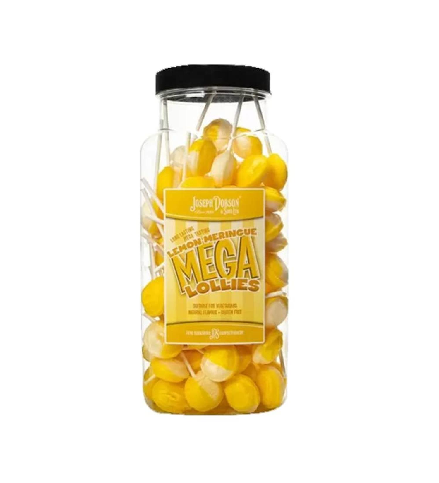 Dobsons Mega Lollies - Various Flavours Available (Lemon Meringue 90 lollies (Full Jar))