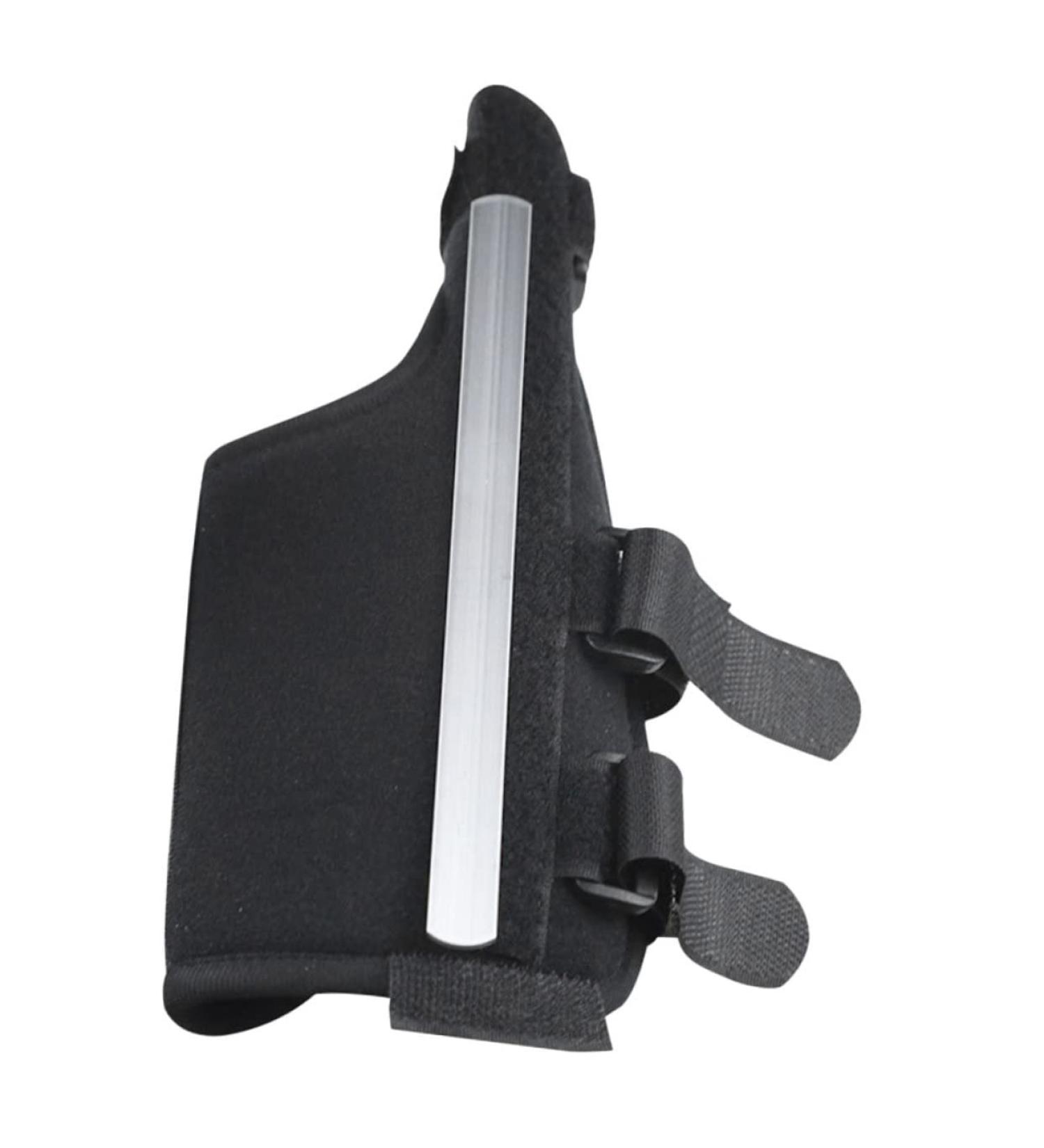 BESPORTBLE Thumb Protector Splint - Right Hand Wrist Brace with Aluminum Support - Thumb & Finger Protection Black 23x8.5x1cm - International Shipping Available - Buy Online on GoSupps.com
