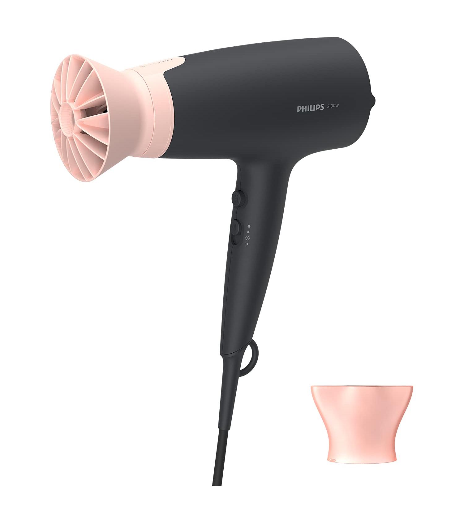 Philips Series 3000 Hair Dryer BHD350/10 - 2100W Ionization 6 Heat & Speed Levels | Thermal Protect Attachment - Shop Internationally - Buy Online on GoSupps.com