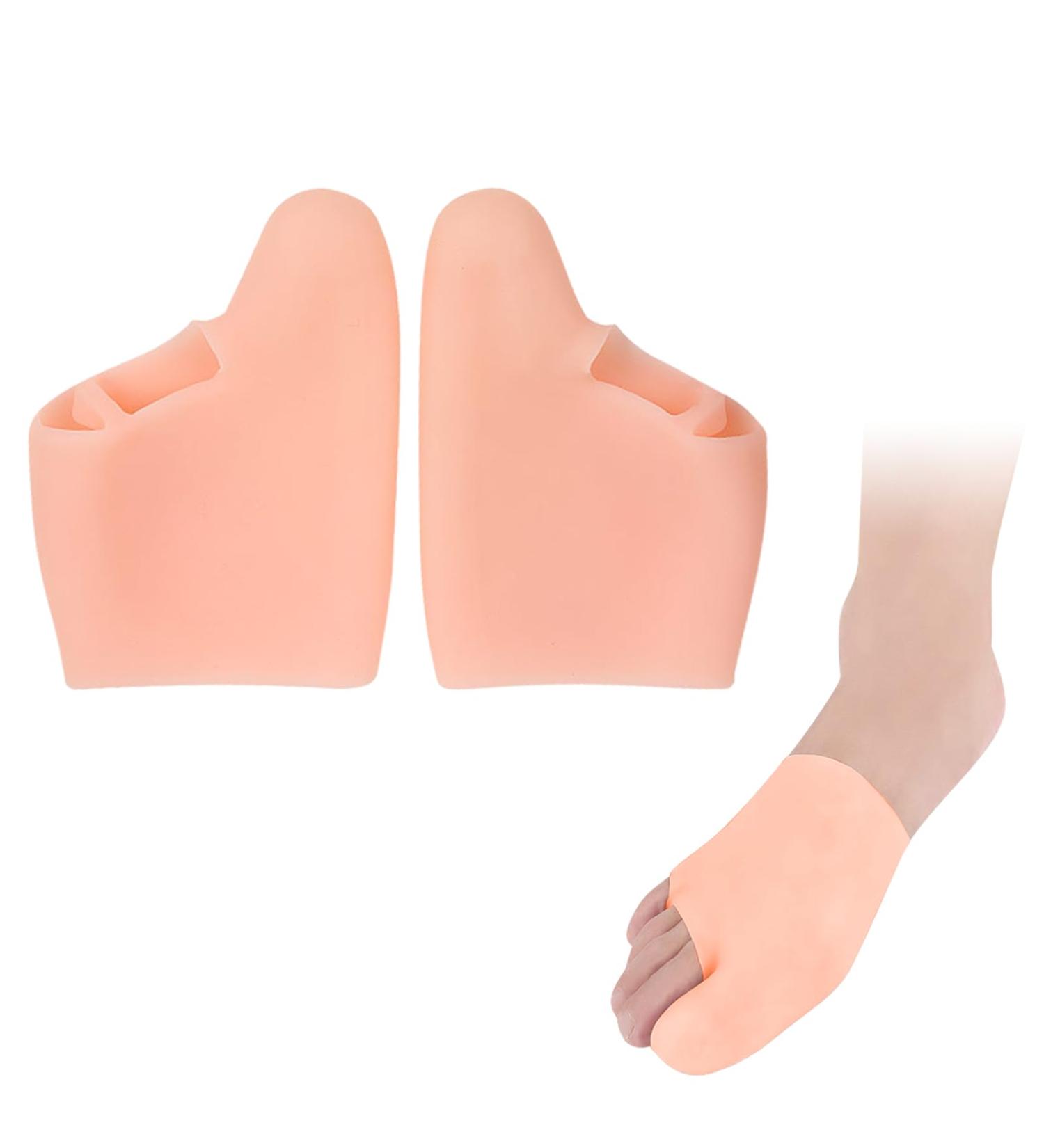 Volumoon Gel Toe Caps for Large Toes | Silicone Cushion for Bunion Pain Relief & Friction Prevention - Buy Online on GoSupps.com