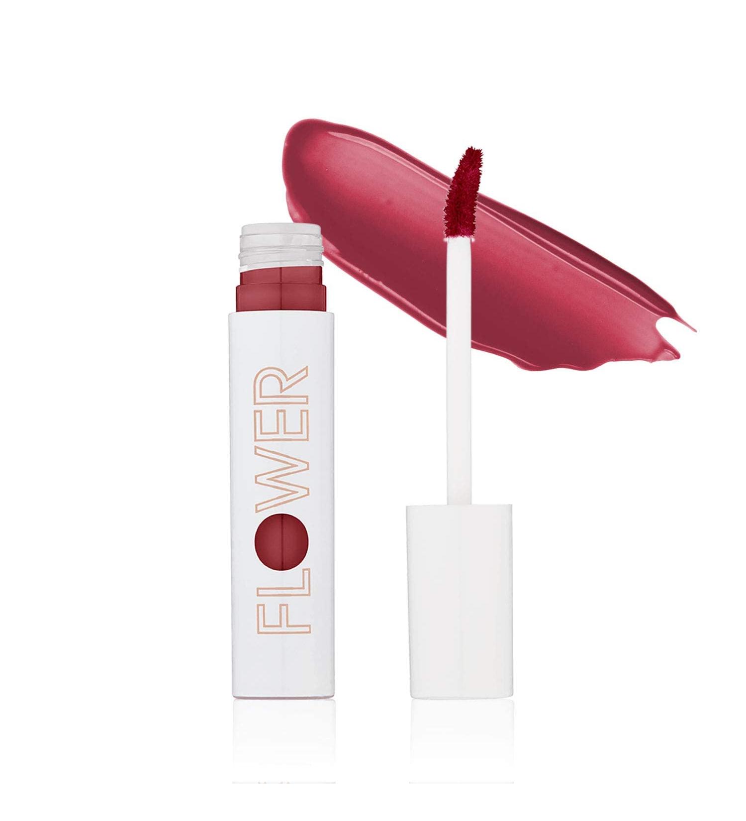 FLOWER BEAUTY Bitten Lip Stain | Long Lasting Water-based Lips Tint - Cruelty-Free | High Color Moisture Marker - (Tempt) Coy 1 Count - Buy Online on GoSupps.com