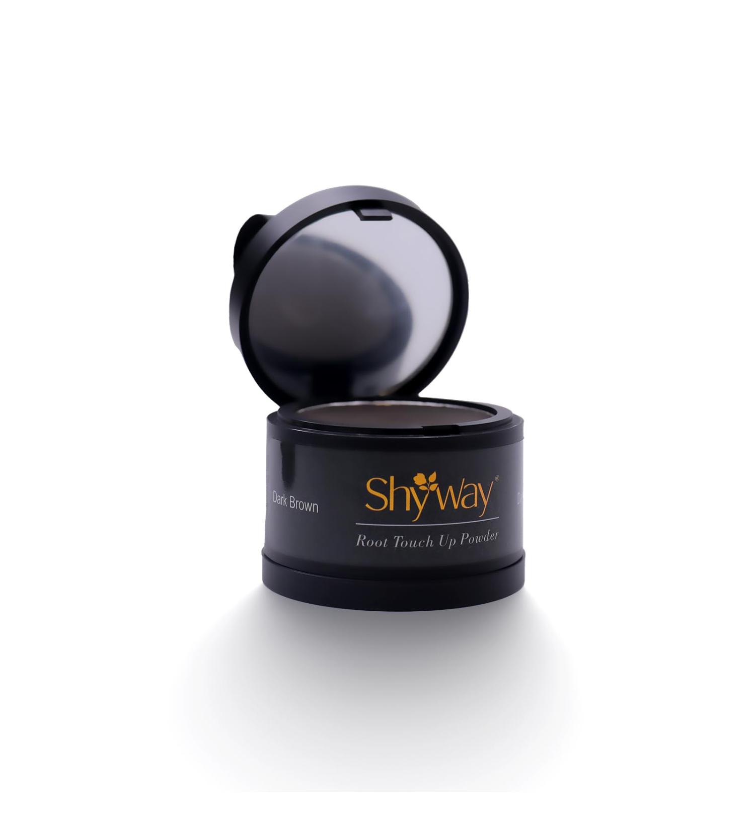 Instant Root Touch Up Hair Powder for Women - Dark Brown - Safe Compact Quick Coverage for Hairline - Buy Online on GoSupps.com