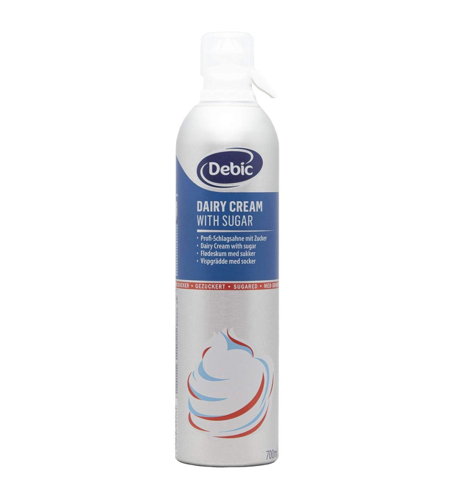 Buy Debic Professional Whipped Cream with Sugar - 700ml | International Shipping Available - Buy Online on GoSupps.com