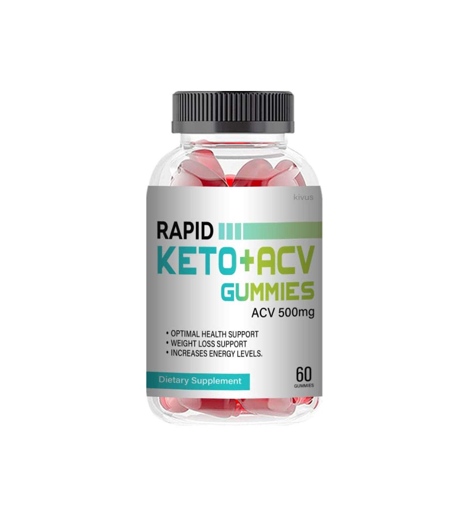 Kivus Rapid Keto ACV Gummies - 60 Gummies | Rapid Keto+ACV Formula - Buy Online on GoSupps.com