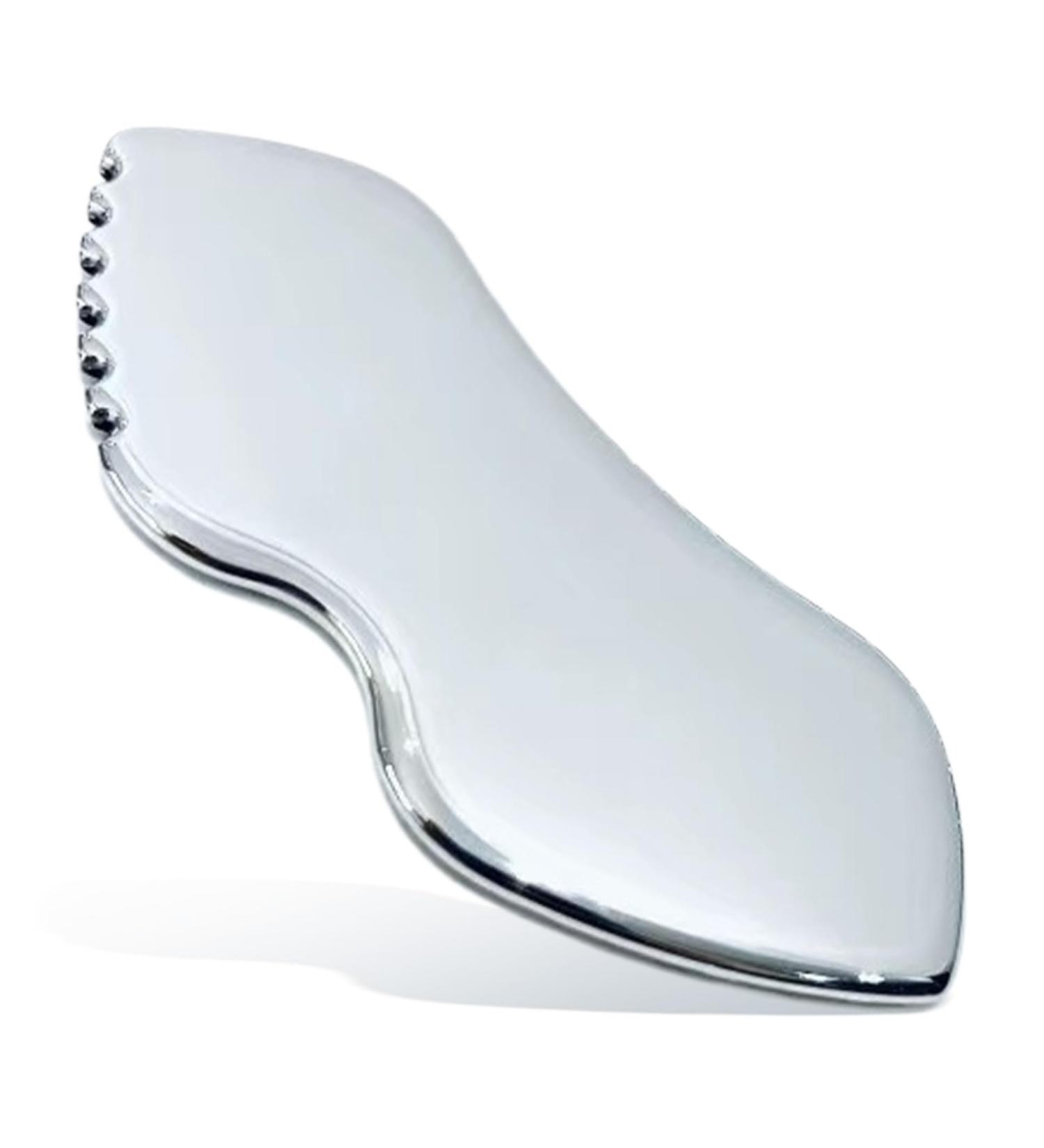 Stainless Steel Gua Sha Tool - 3.9 Metal Facial Massage Comb for Tight Skin & Muscle Pain Relief - Portable & Effective Gua Sha Therapy - Buy Online on GoSupps.com