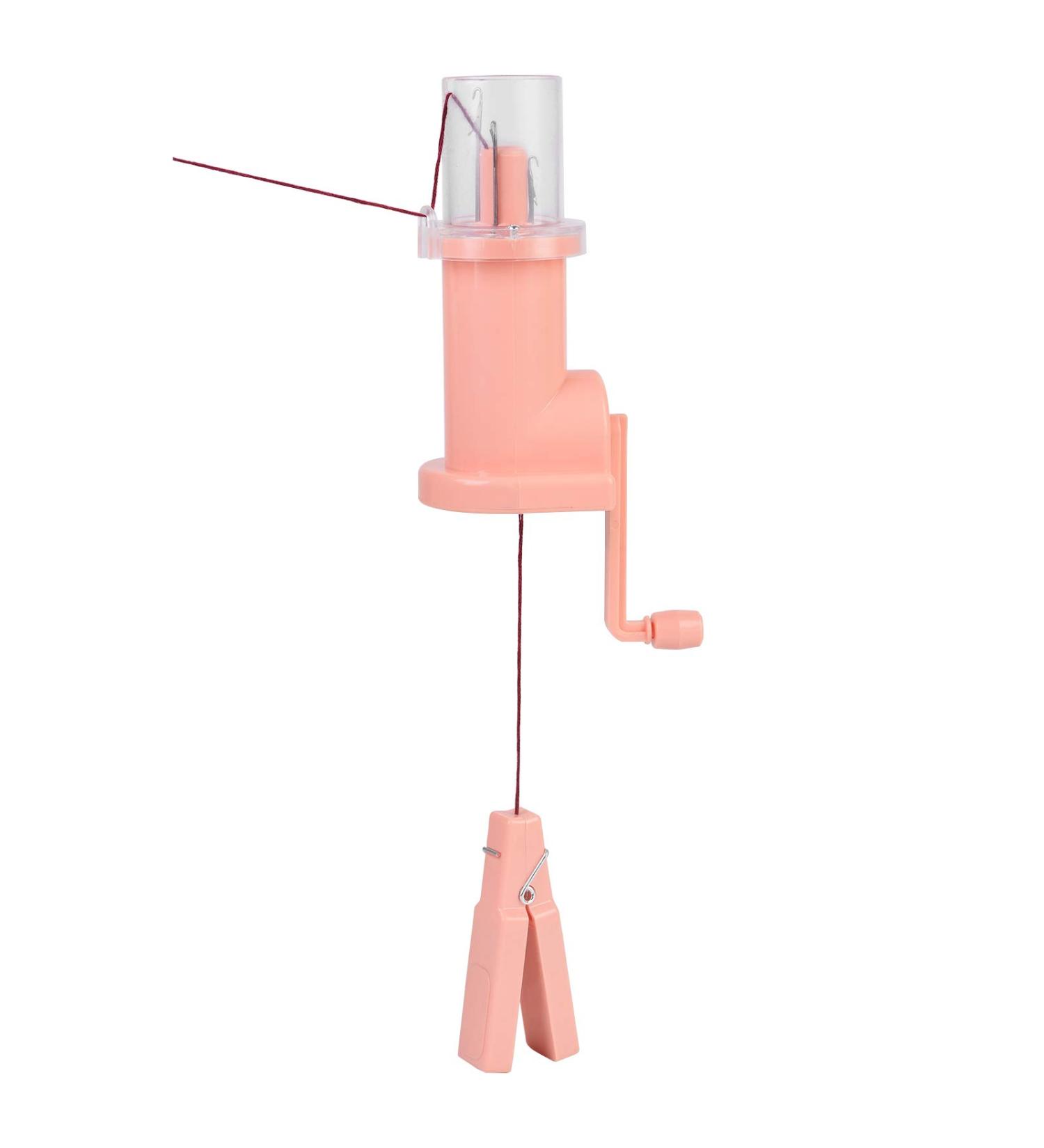 Souarts Manual Spool Knitter i-Cord Knit Machine - Pink | DIY Craft for Sweater, Scarfs, Bracelet - Buy Online on GoSupps.com