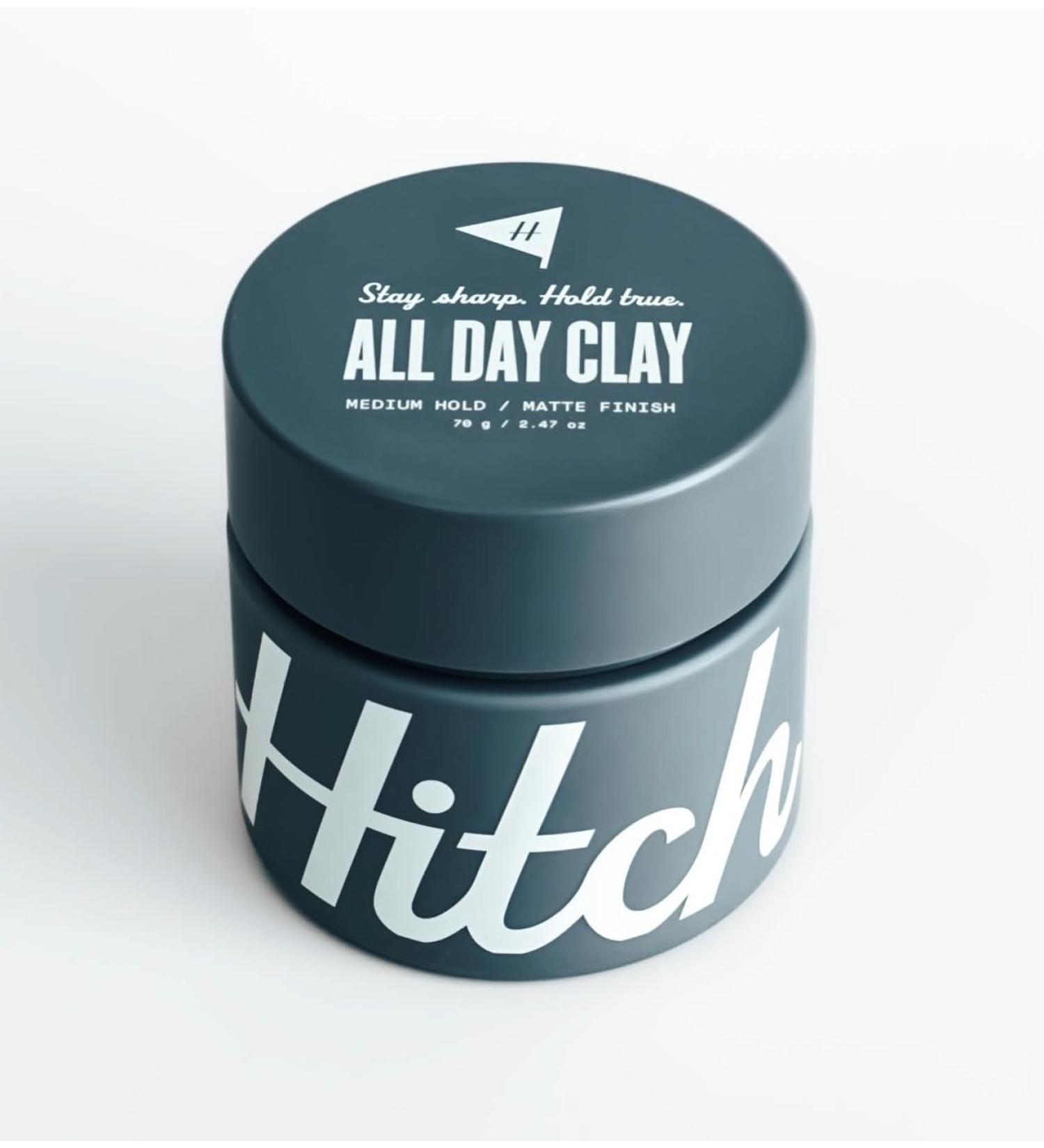 Hitch All Day Clay - Medium Hold Matte Finish Hair Clay Pomade for Men | International Shipping Available - Buy Online on GoSupps.com