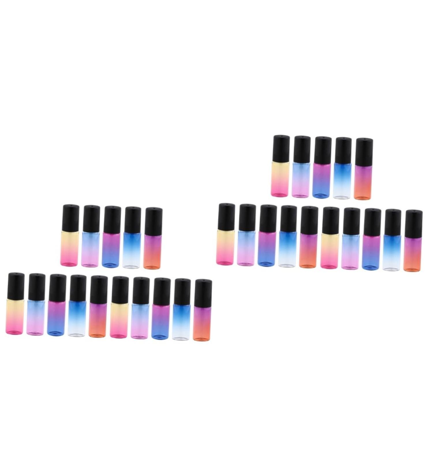 FRCOLOR 30 Pcs Perfume Roller Bottles - Aromatherapy & Travel Size Clear Roller Ball Bottles for Essential Oils & Samples - Buy Online on GoSupps.com