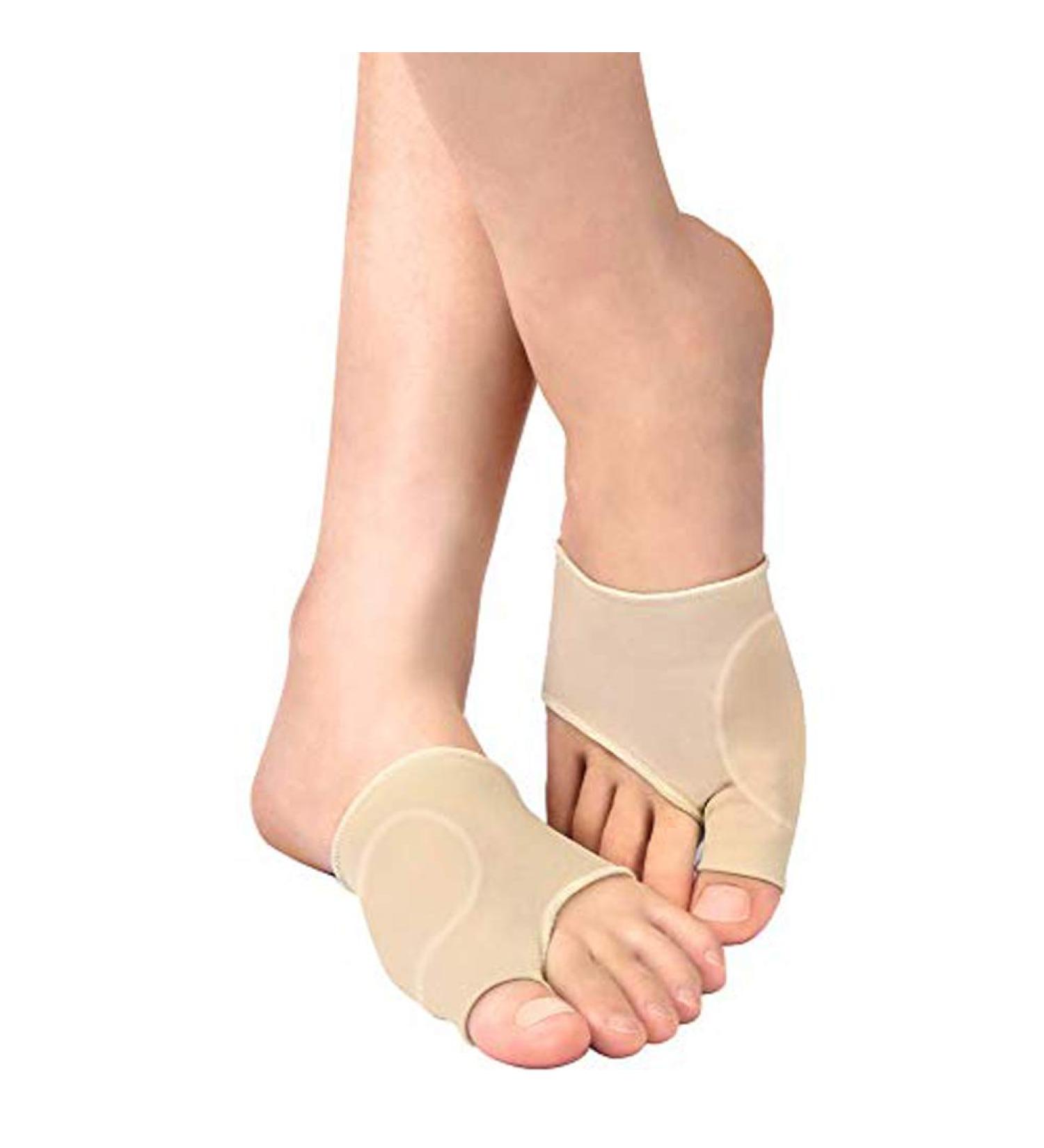 Hallux Valgus Correction Bandage with Gel Pad - Bunion Pain Relief & Toe Spreader - Night Splint for Overlapping Toes - Buy Online on GoSupps.com