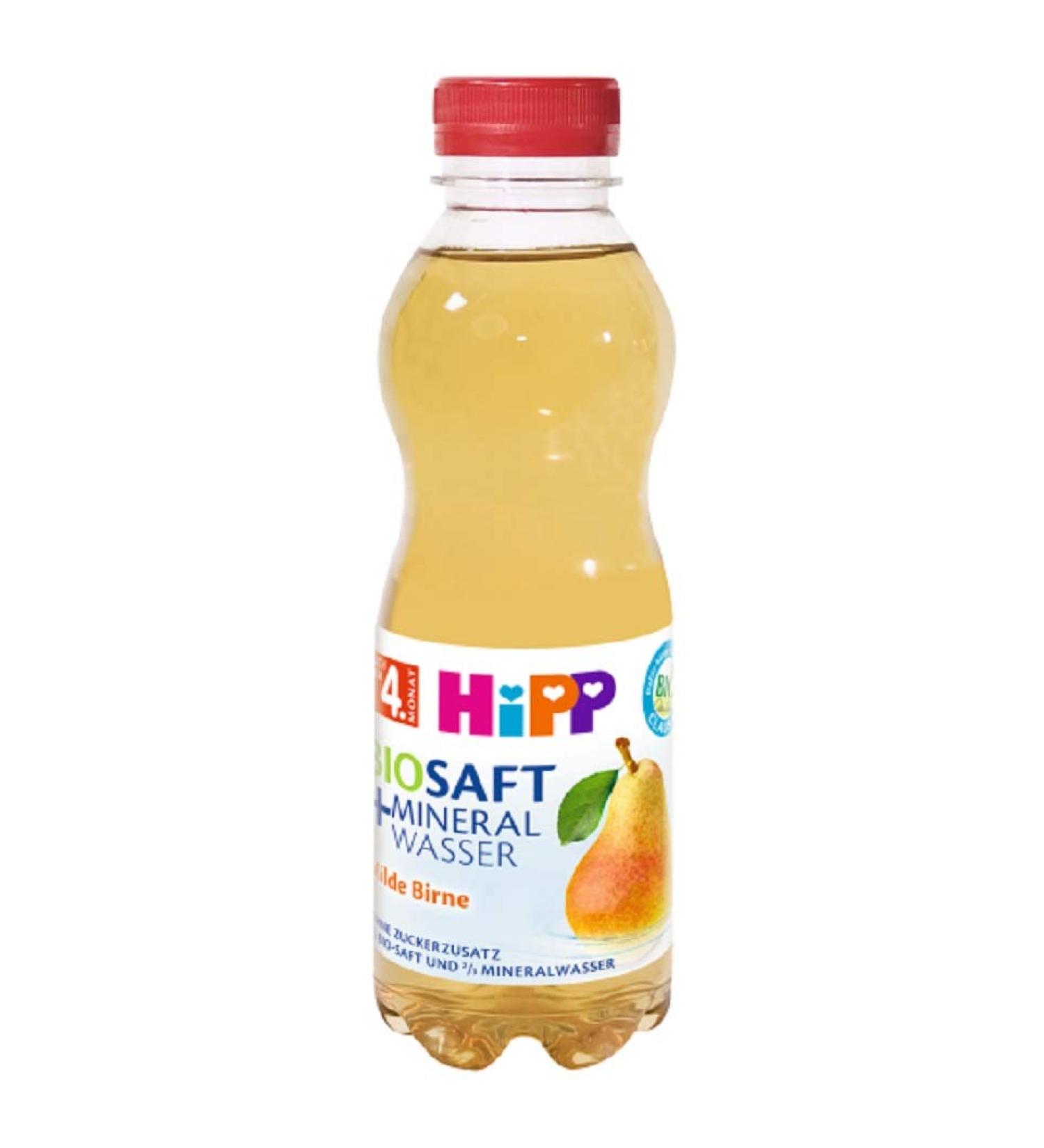 Hipp Organic Mild Pear Juice & Mineral Water 500ml - Healthy Kids Drink & Nutrient-Rich Refreshment - International Shipping Available - Buy Online on GoSupps.com