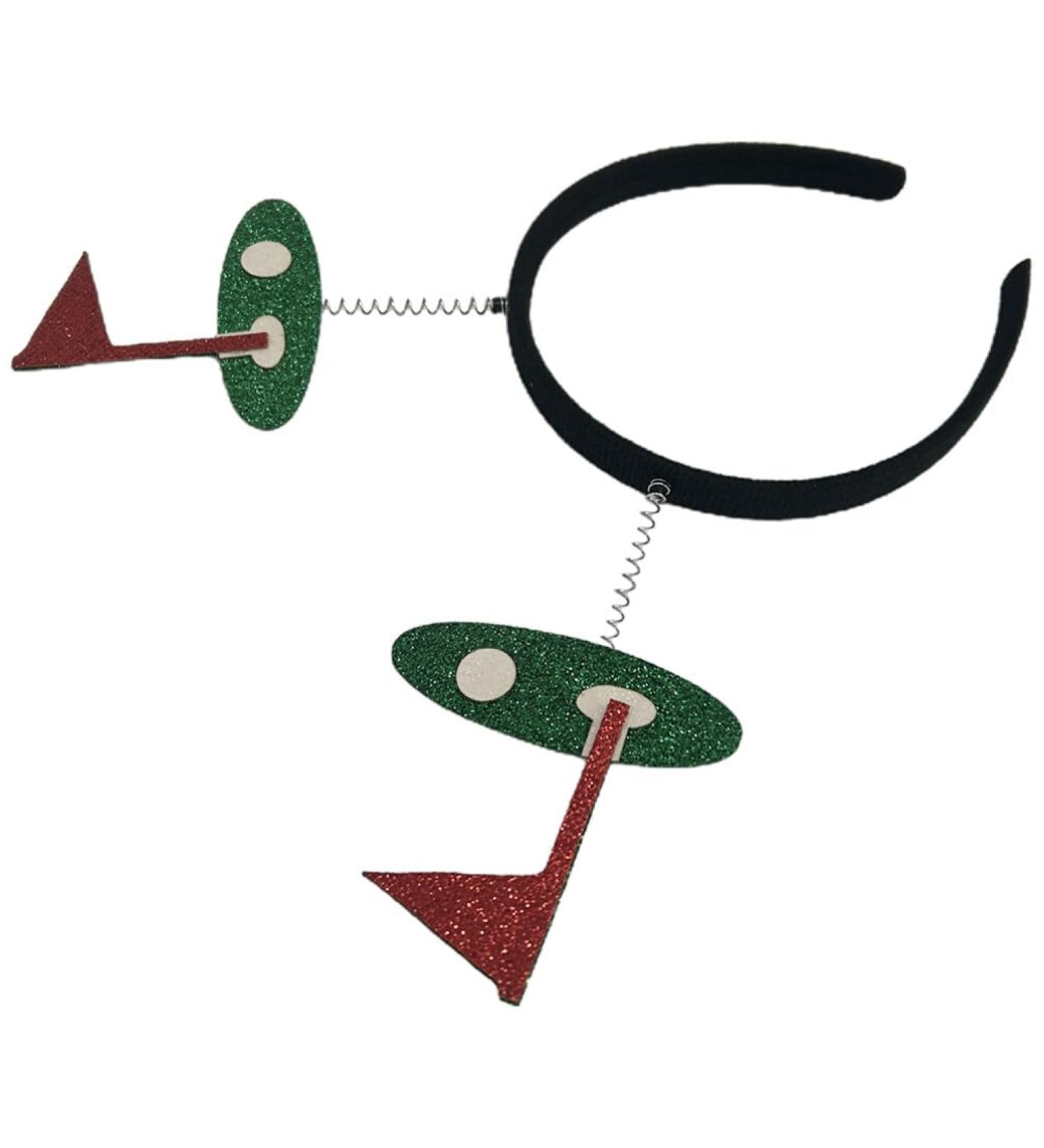 HOLIDYOYO Golf Ball Headband Sports Ball Head Bopper Game Day Sports Hairband Pompom Tiara Headband Hair Accessories for Women Girls Sports Party Favors - Buy Online on GoSupps.com