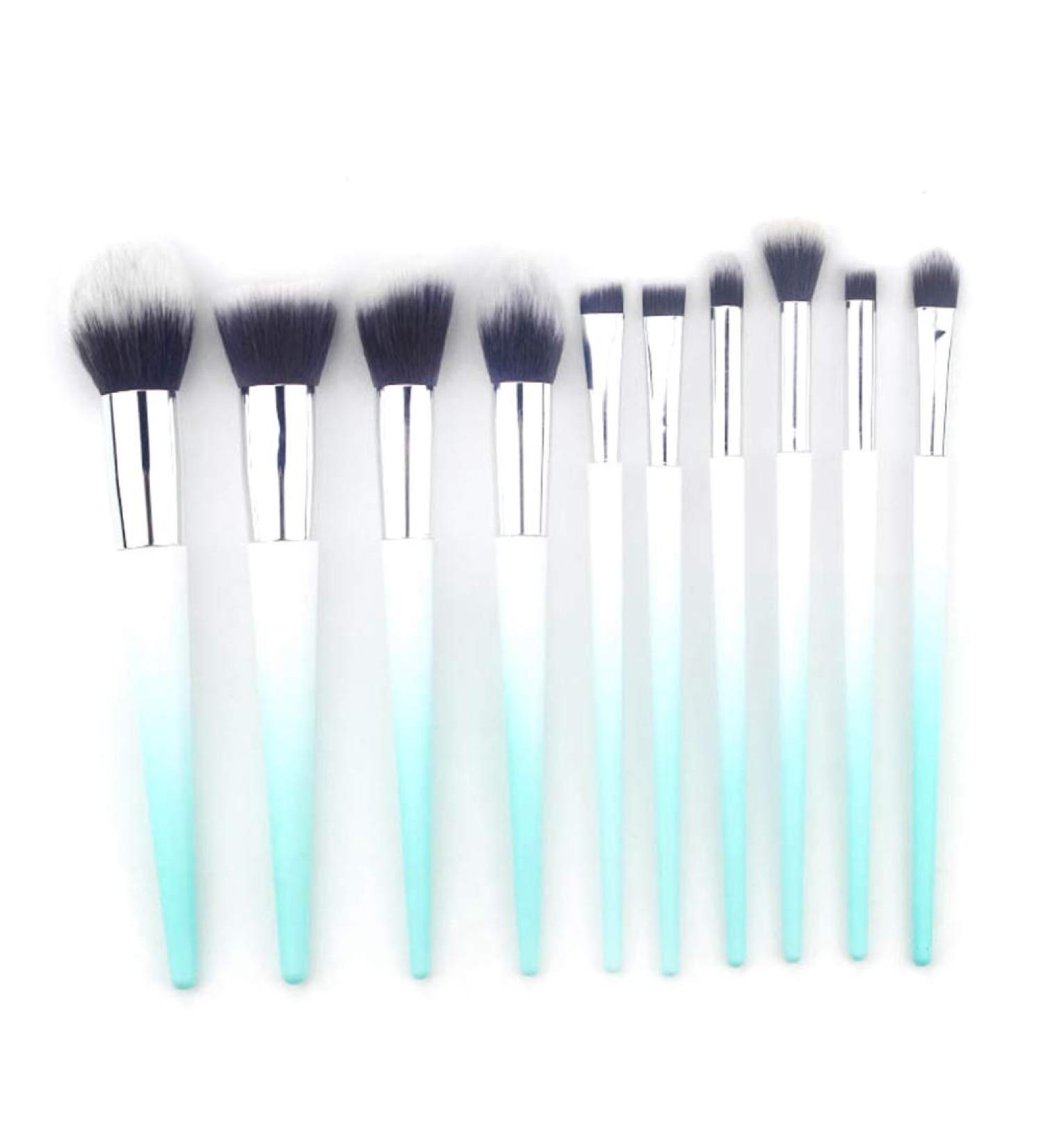 Kahdsvby Makeup Brushes Set Makeup Contour Blush Foundation Powder Eyeshadow Brush Set Gradually Changing Color Brush Blue - Buy Online on GoSupps.com