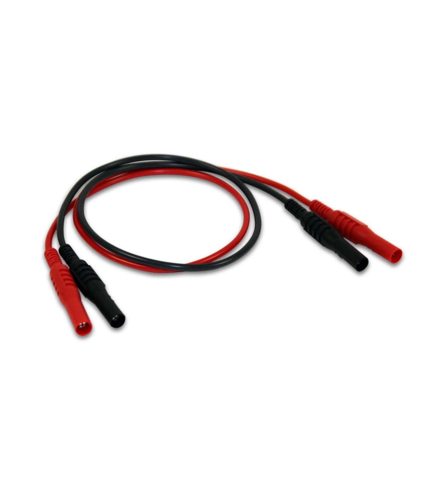 Shrouded 4 mm to 4 mm lead 1000 V CAT III 0.5 m red