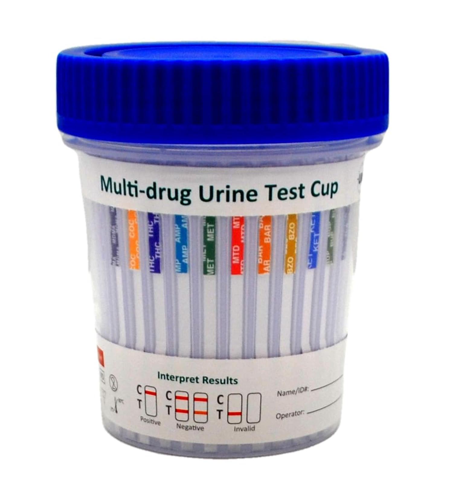 UKDrugTesting Ultra Sensitive 13-Drug Home Testing Cup | High Accuracy Drug Test Kit - Buy Online on GoSupps.com