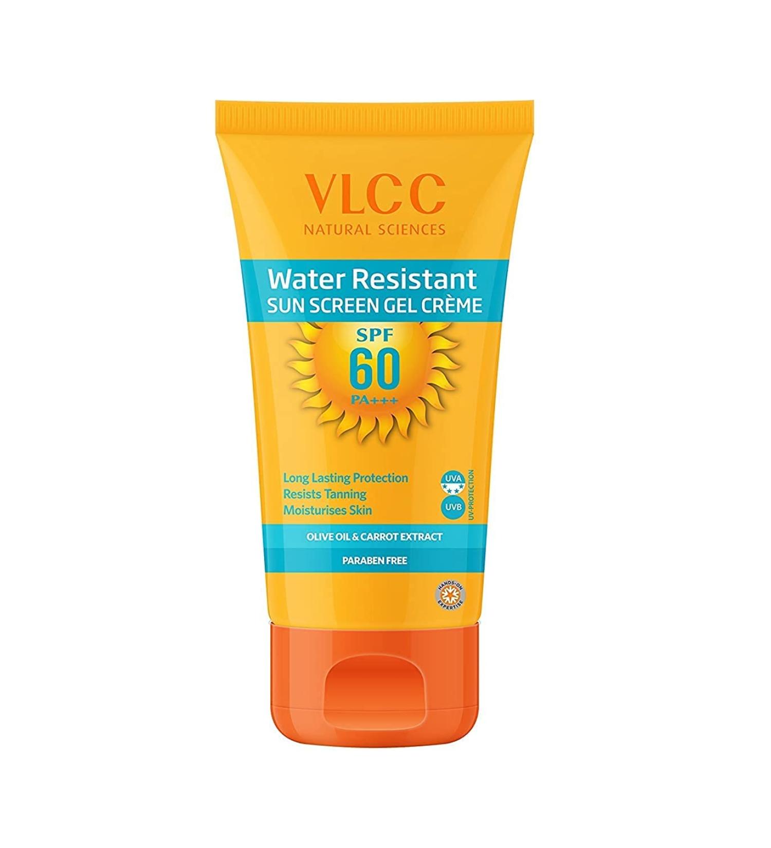VLCC Water Resistant SPF60 Sun Screen Gel Creme(100gm)