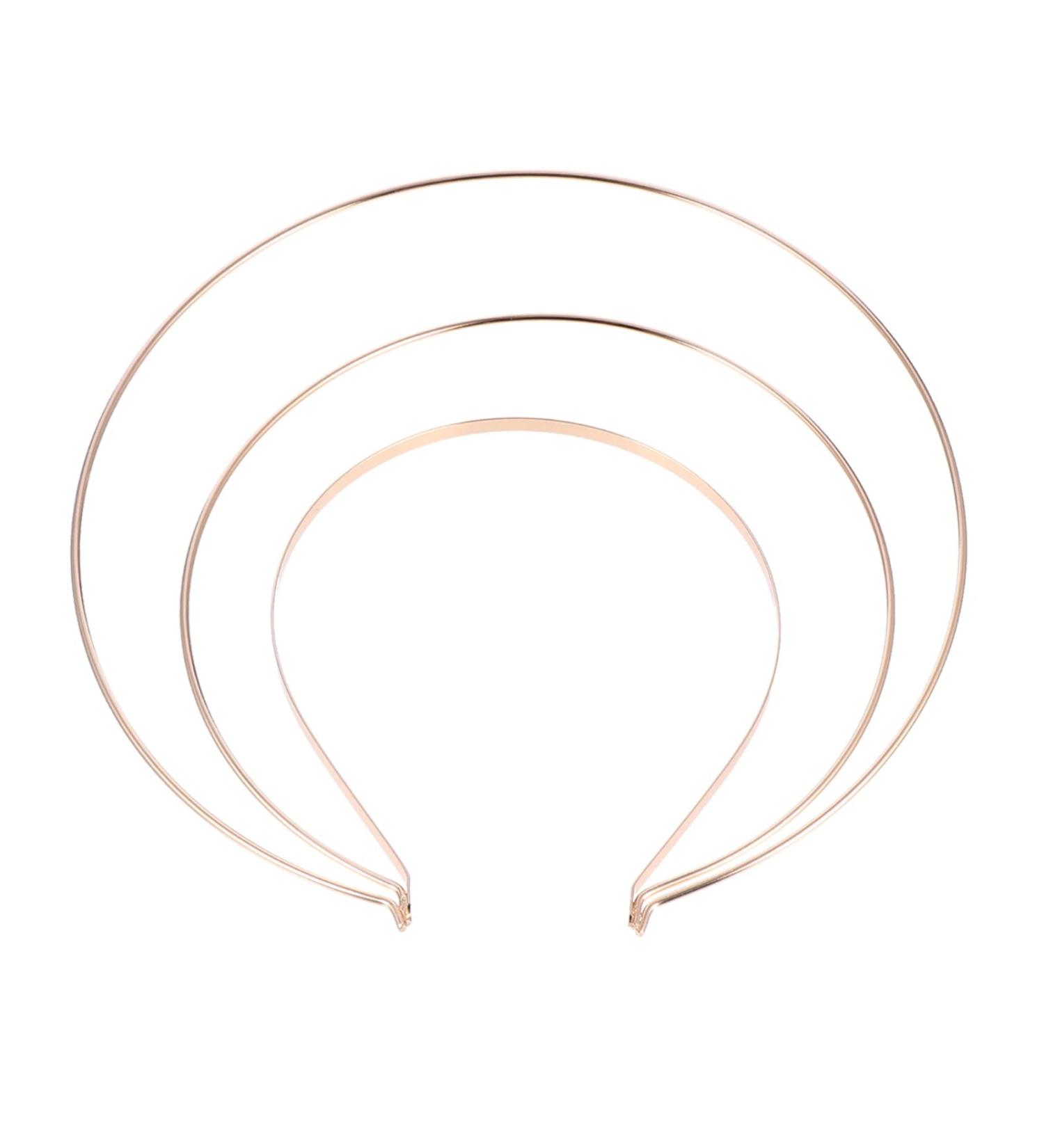 Lurrose Halo Crown Headband Tiara - Goddess Hair Accessory | Elegant Ripped Hair Band Jewel for International Shipping - Buy Online on GoSupps.com