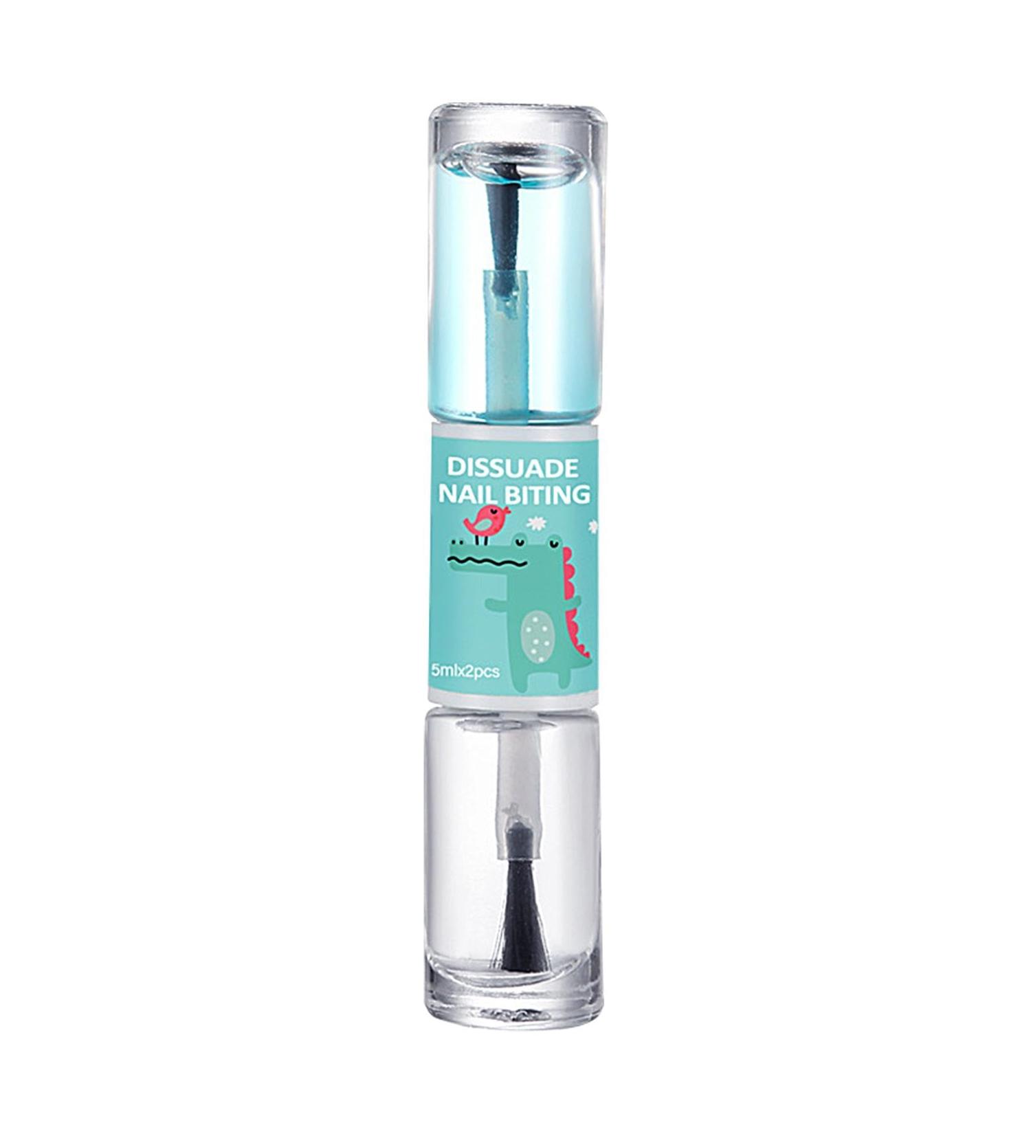 Kids Anti Biting Nail Water 10ml Nail Biting Treatments with Bitter Polish Stop Thumb Sucking Product 2 in 1 Bitter Nail Water Non Glossy Taste for Children Teenagers of All Ages - Buy Online on GoSupps.com