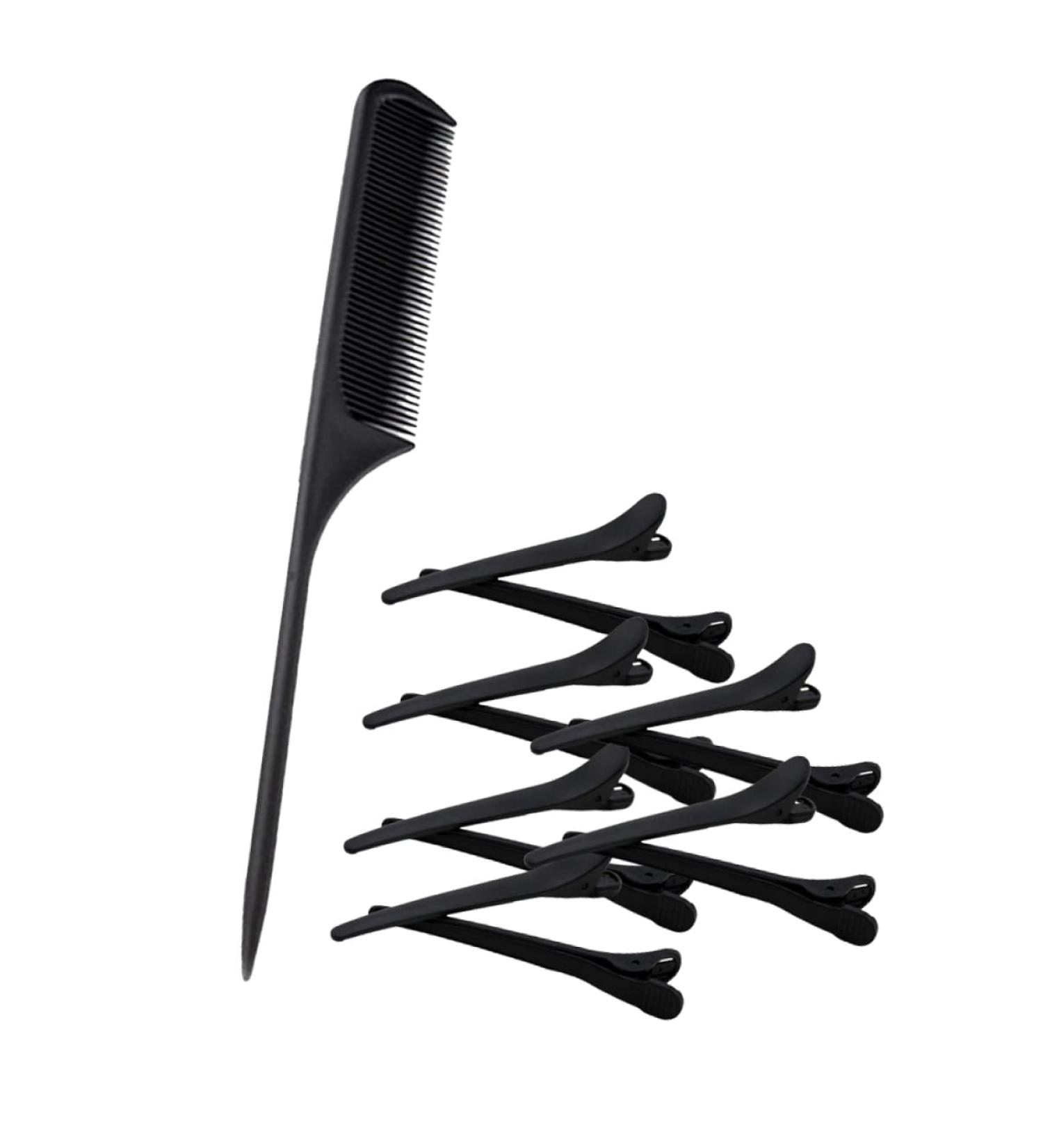 LALAFINA 1 Pointed Tail Dense Gear Comb Hair Clip Hairpins Hair Stylish Comb Womens Hair Clips Alligator Hair Clips Tail Comb Smooth Hair Comb Black Hair Clips Both Ends Brush - Buy Online on GoSupps.com