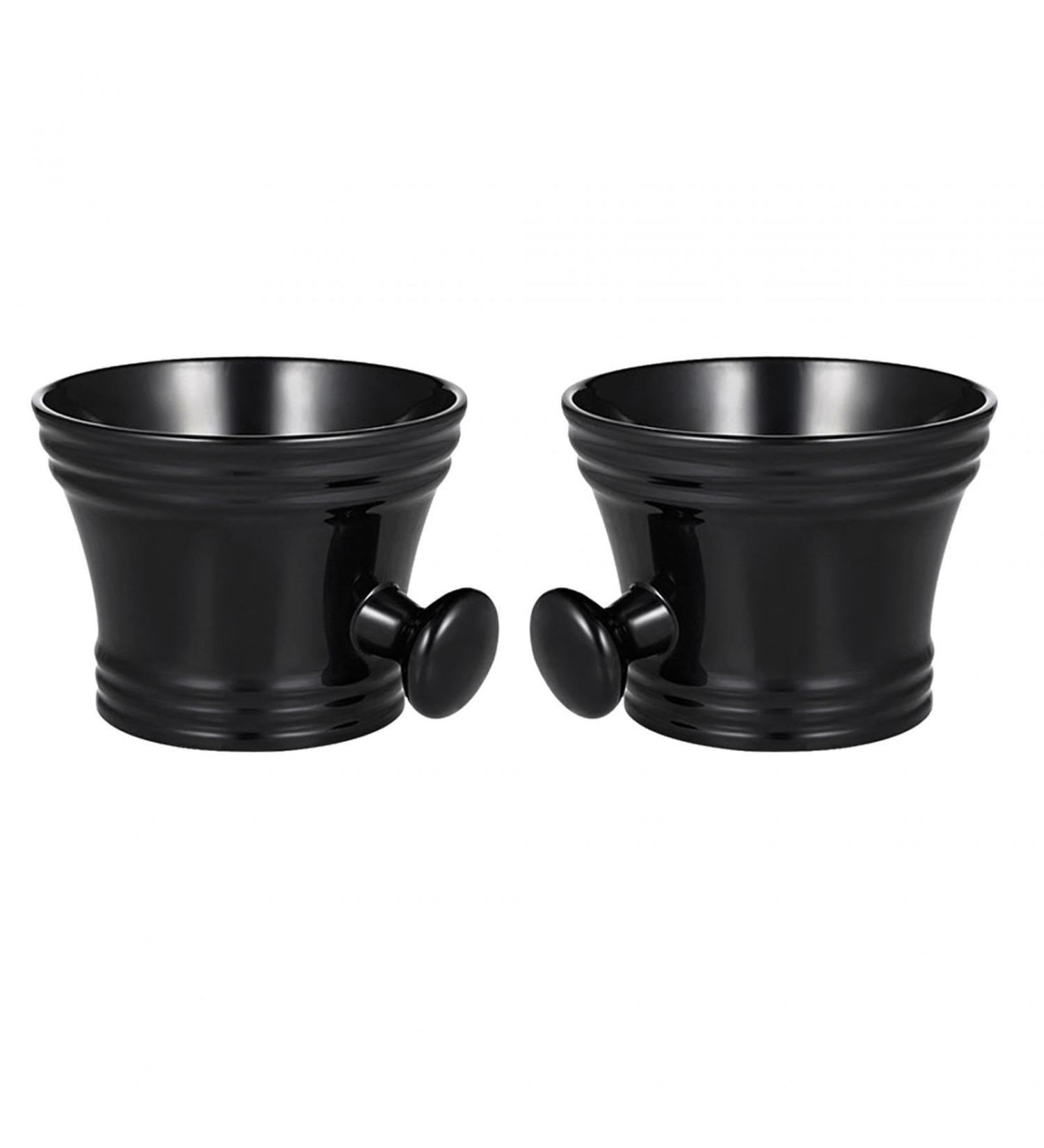 Harayaa 2 Pieces Shaving Soap Bowl Set - Durable & Smooth Shaving Mug for Men Perfect Gift for Father & Husband - Buy Online on GoSupps.com