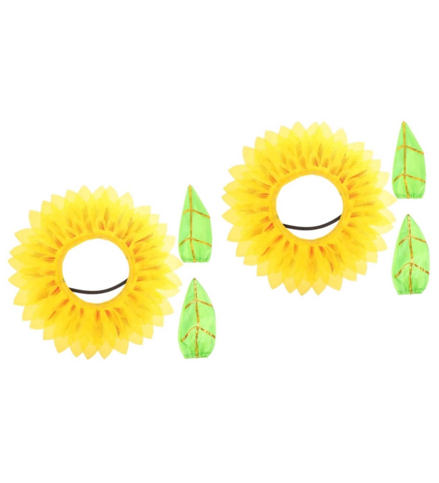 Abaodam 2 Sets Sunflower Hats for Sunflower Halloween Costume Halloween Flower Child As Shownx2pcs 42x42cmx2pcs - Buy Online on GoSupps.com