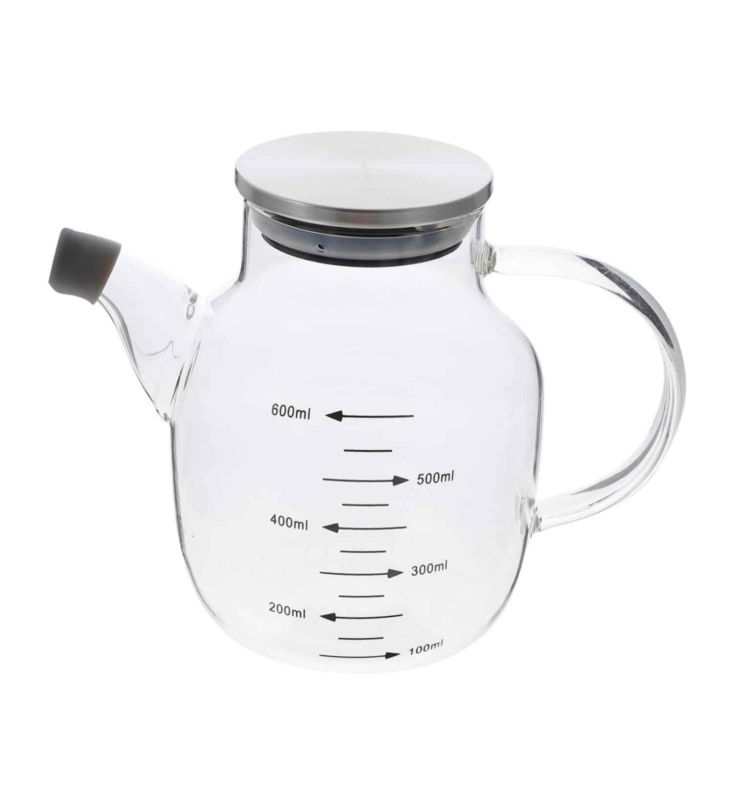 HOMSFOU Kitchen Oil Tank Kitchen Vinegar Cruet Oil Decanter Glass Terrarium Oil Vinegar Bottle Salad Dressing Containers Premium Oil Bottle Condiment Bottle Liquid High Borosilicate Glass - Buy Online on GoSupps.com