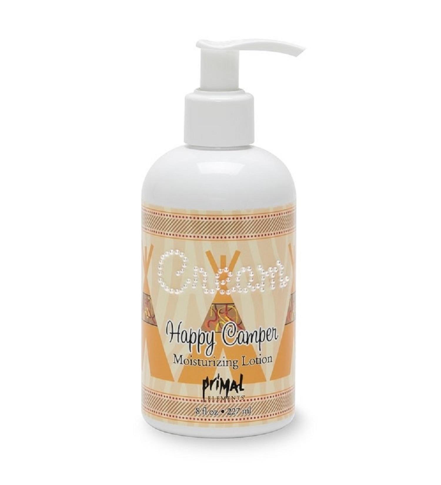 Primal Elements Happy Camper Moisturizing Lotion 8 Ounce Lavender 8 Ounce (Pack of 1)