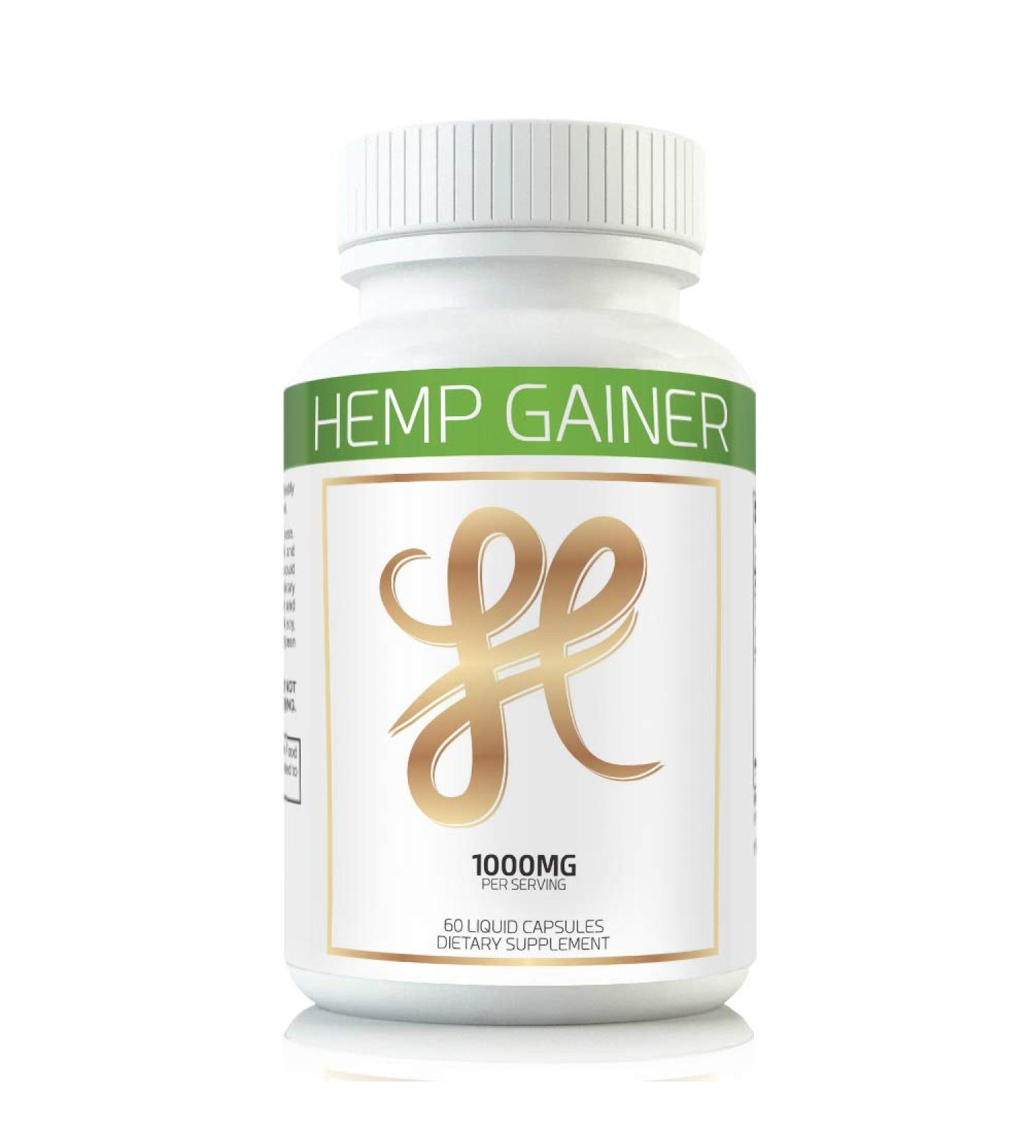 Hemp Weight Gain Pills: Appetite Booster for Overnight Results | Women's Weight Gain Supplements with Hemp Oil - Buy Online on GoSupps.com