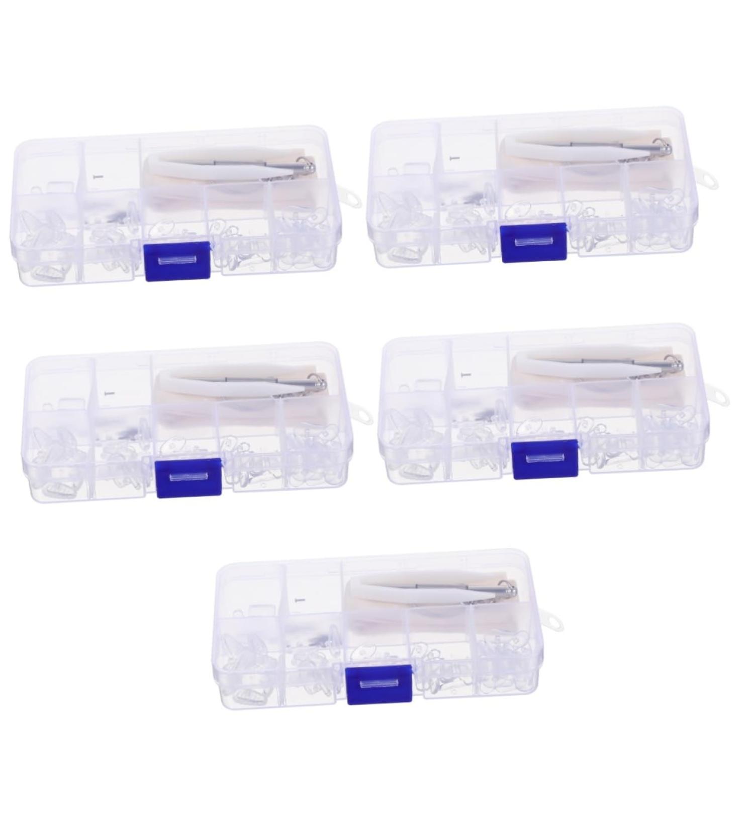 Healeeved 5 Sets Glasses Repair Tool - Screw Kit Nose Pads Rustproof Steel Multi-Color - Essential Eyewear Fixing Set - Buy Online on GoSupps.com