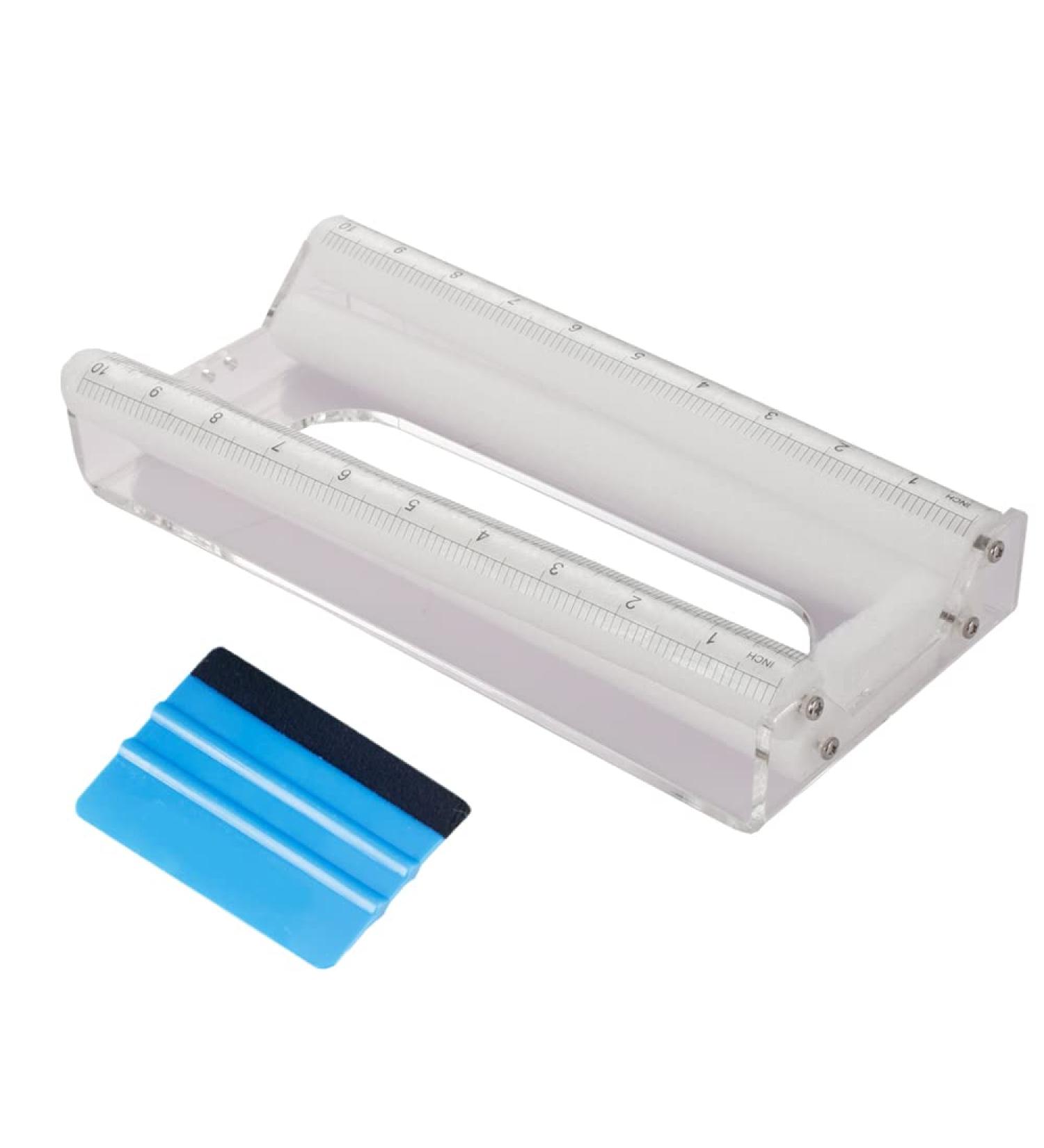 Foam Cup Cradle for Tumbler Crafting | Decal Alignment Holder with Felt Edge Squeegee - Buy Online on GoSupps.com