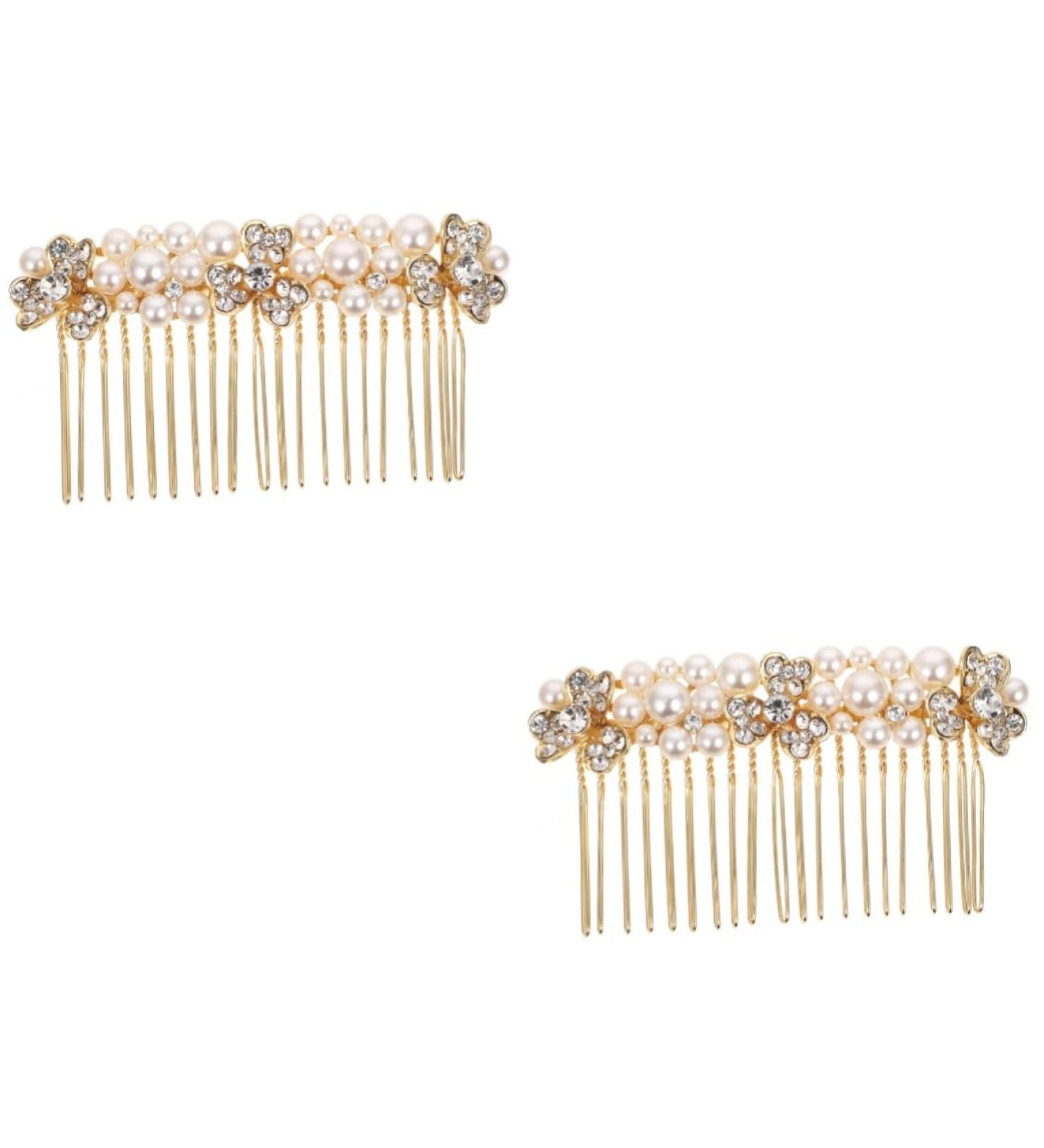 minkissy Accessories hair hair accessories crystal Hair up bride rhinestone hair comb bridal hair pin bow tie gold hair clip bride hair accessories wedding bride comb hair comb Comb - Buy Online on GoSupps.com