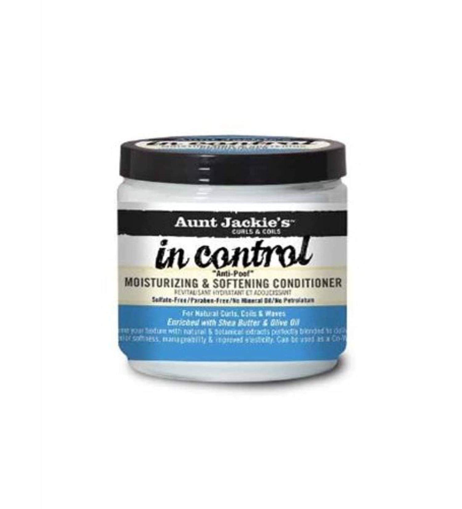 Aunt Jackie's In Control 9oz - Anti-Poof Moisturizing & Softening Conditioner | Nourish & Define Curls | International Shipping Available - Buy Online on GoSupps.com