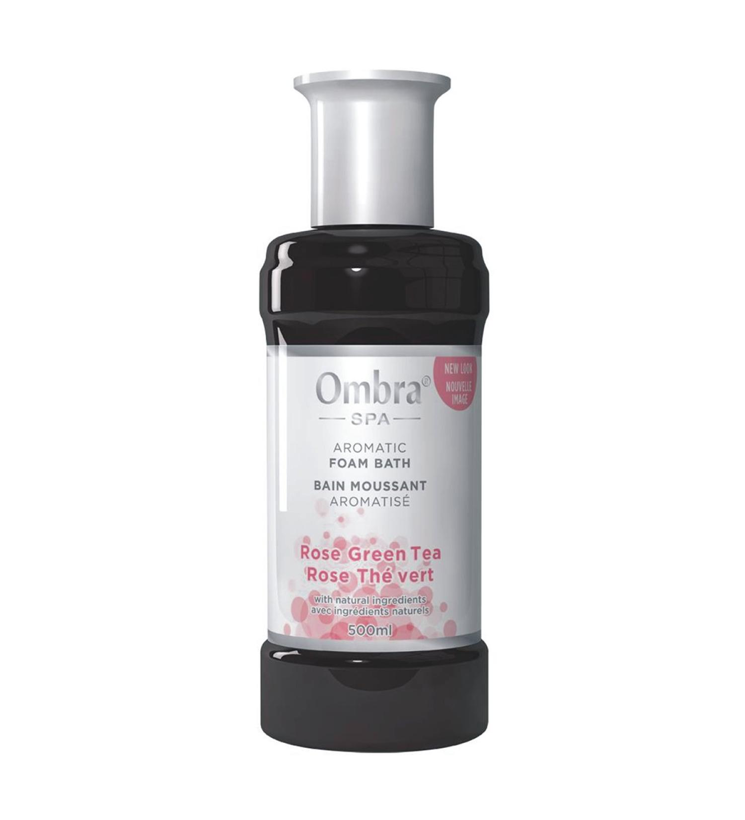 Rose Green Tea Foam Bath 16.9oz bubble bath by Ombra Rose and Green Tea