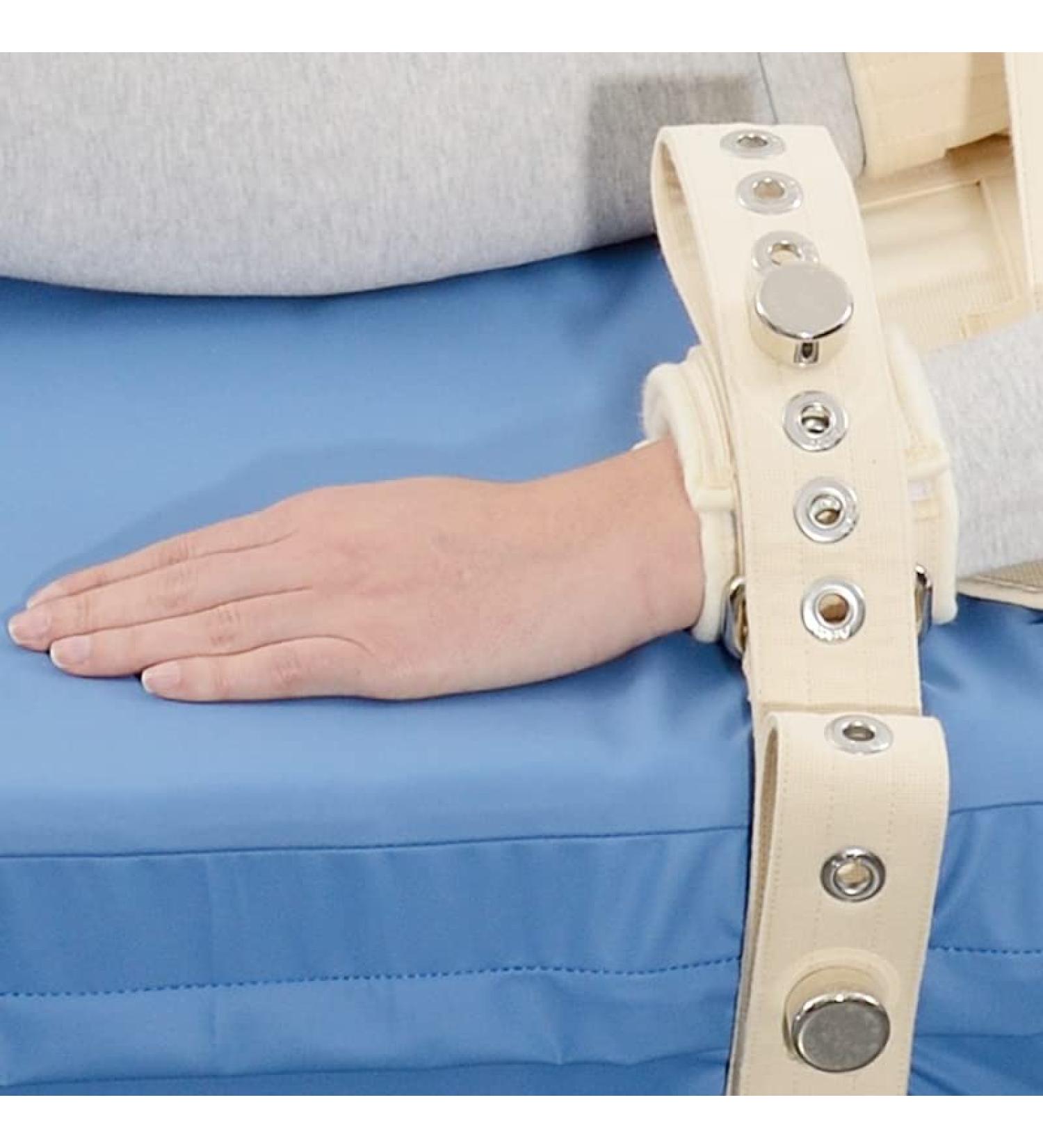 Single Hand or Foot Magnetic Lock Restraint Belt - Buckle for Psychiatric Rehabilitation & Bed Restraint - One Size Adult White - Buy Online on GoSupps.com