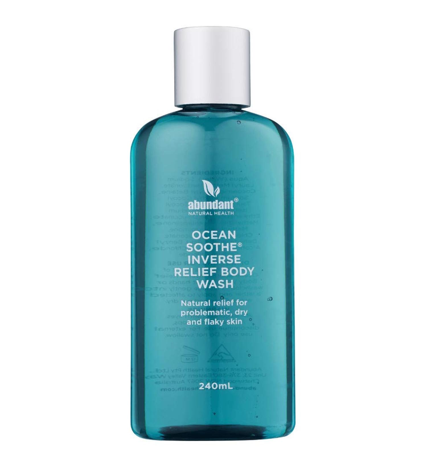 Abundant Natural Health Ocean Soothe Inverse Relief Body Wash 240mL - 100% Natural, Gentle Cleanser for Intimate Areas - Soothes Dry, Itchy Skin - Buy Online on GoSupps.com
