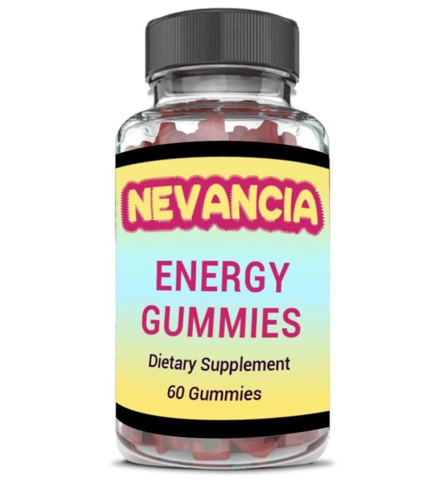 Energy Gummies with Guarana Kola Nut & Green Tea - Boost Energy Reduce Fatigue & Enhance Mood - 60 Count - Buy Online on GoSupps.com