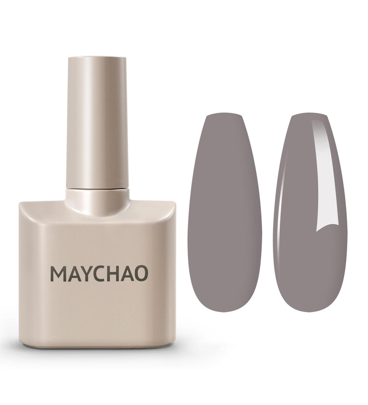 MAYCHAO 15ML Gel Nail Polish 1Pc Taupe Gel Polish Soak Off UV LED Nail Polish Nail Art Starter Manicure Salon DIY at Home 0.5 OZ - Buy Online on GoSupps.com