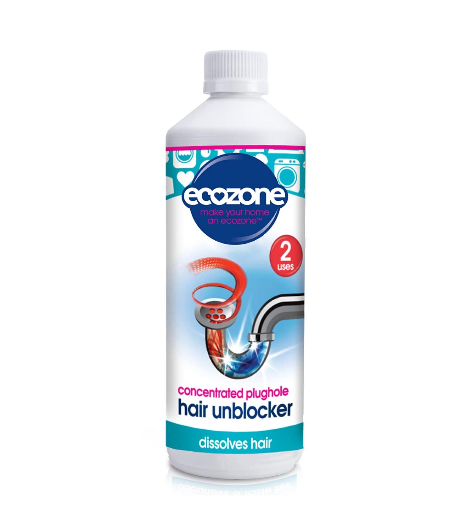 Ecozone Plughole Hair Unblocker 2 Uses - Buy Online on GoSupps.com