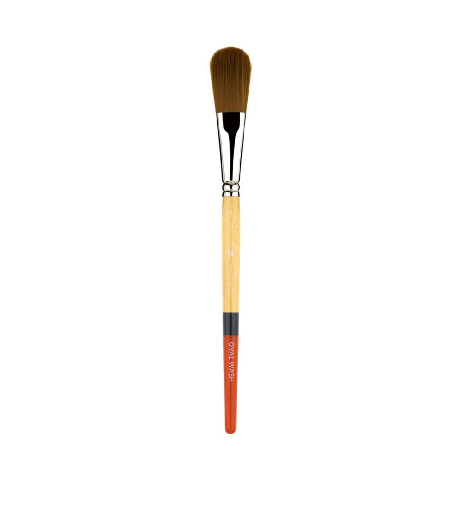 Princeton Snap Oval Wash Brush Gold Taklon - Size 3/4 - Buy Online on GoSupps.com