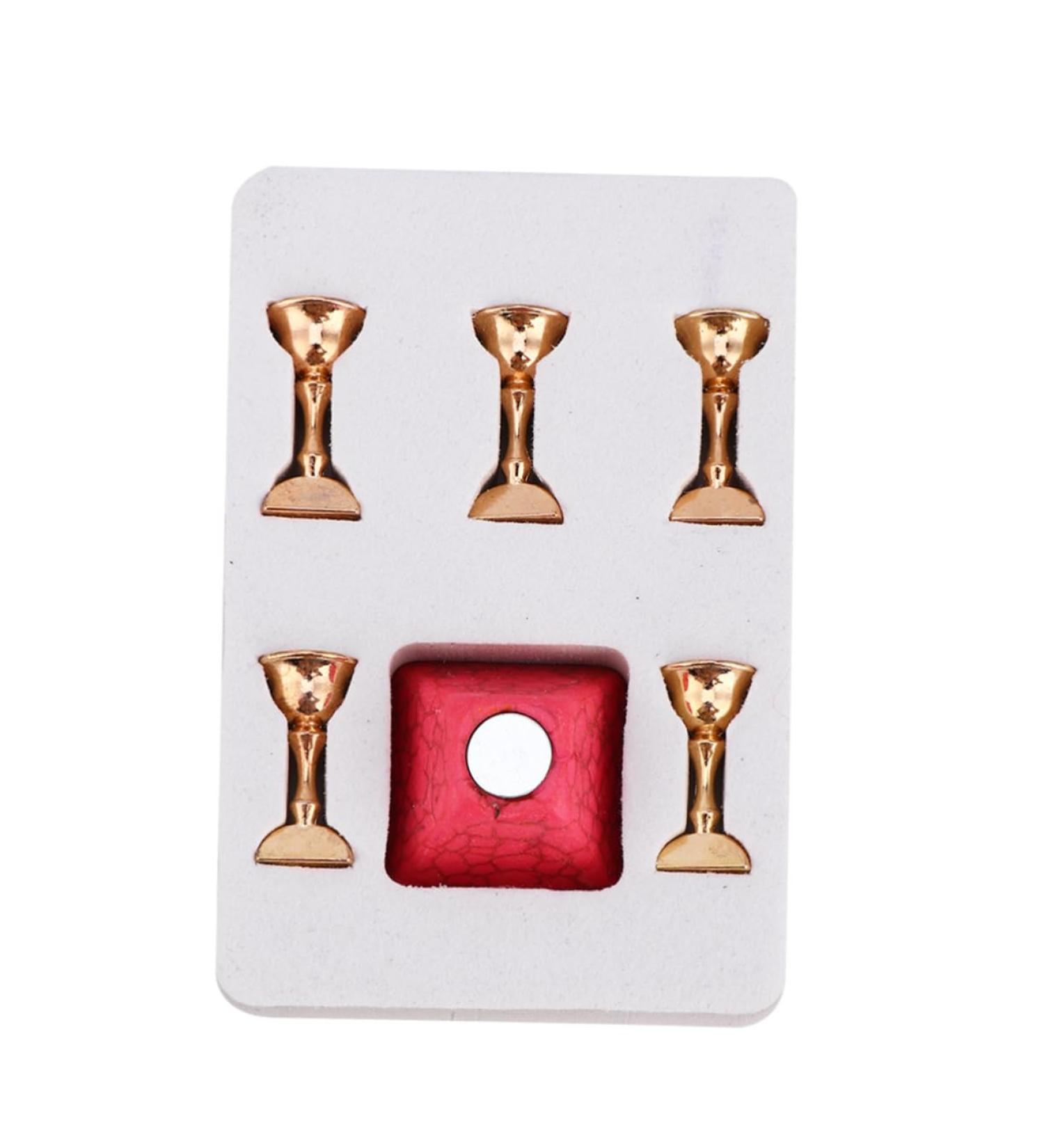 Beavorty Nail practice nail bracket fake nail holder nail art tip holder nail art display stand magnetic nail tip stand nail display stand nail art tool false nails nail polish glue 10x7cm Pink - Buy Online on GoSupps.com