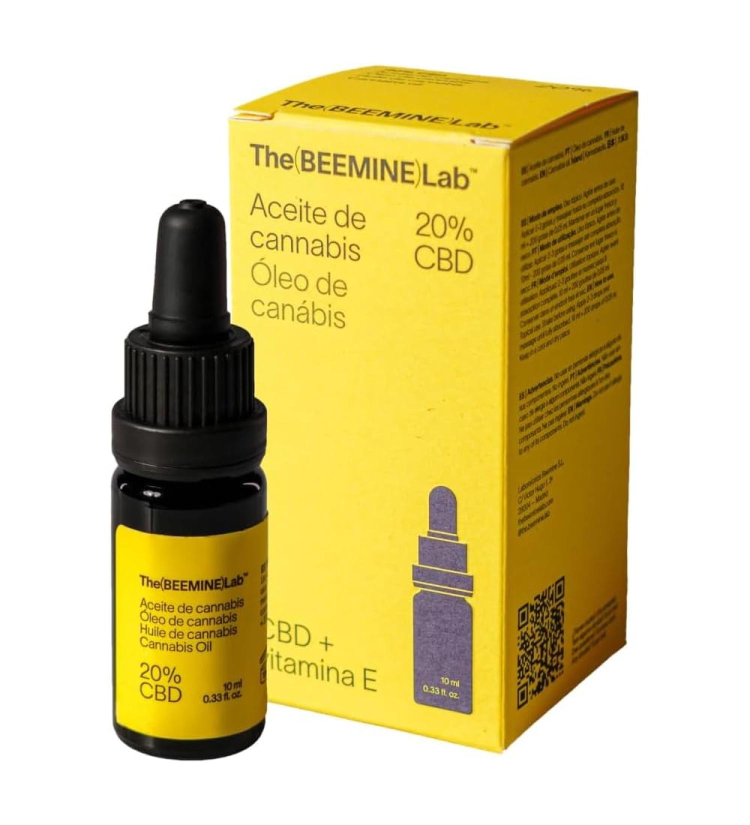 The Beemine Lab CBD oil 20 2000 mg 10 ml drive to cannabidol and omega 3 and 6 vitamin E CBD oil improved formula - Buy Online on GoSupps.com