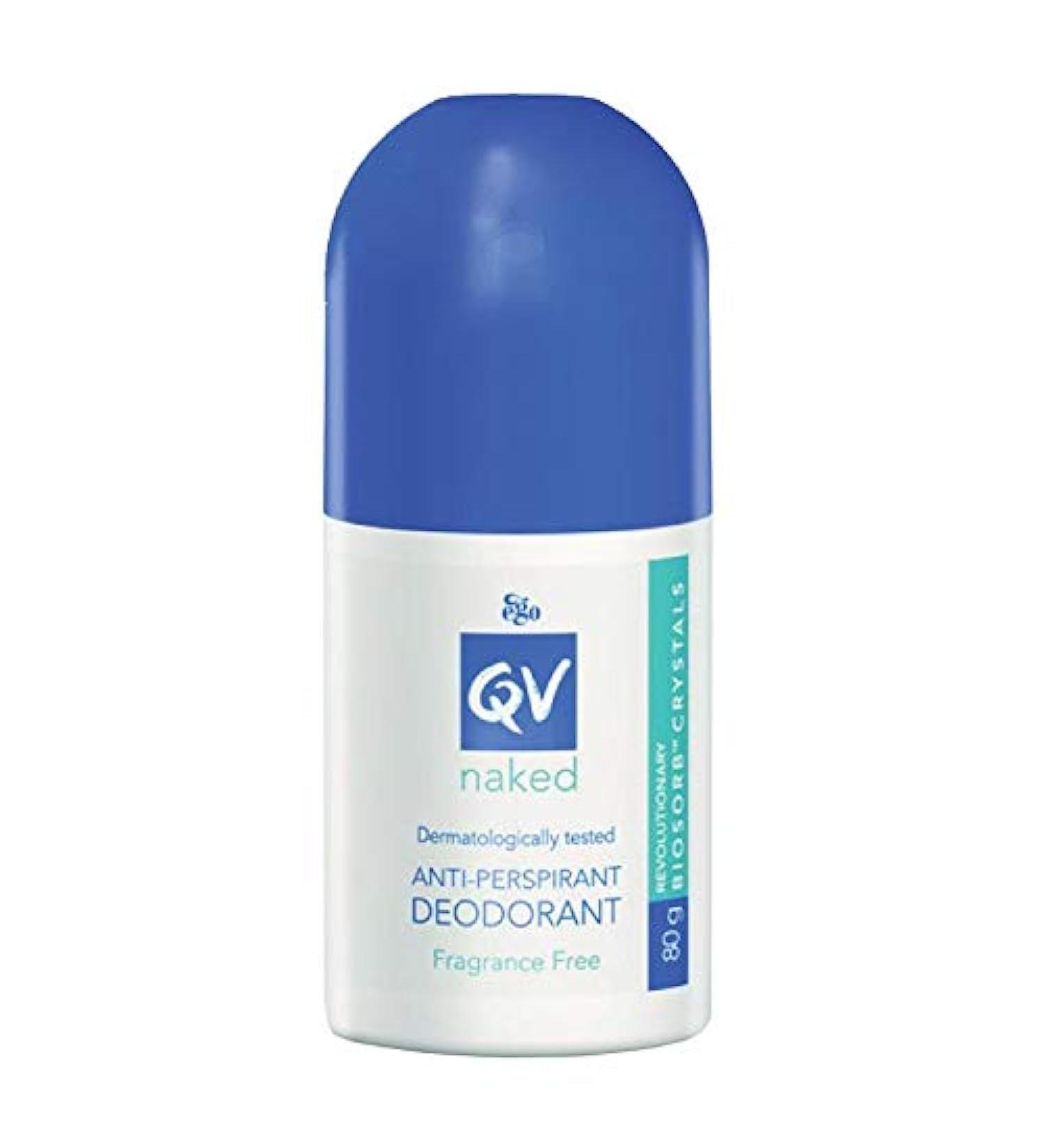 QV Naked Anti-Perspirant Roll-On 80G | Long-Lasting Protection | International Shipping Available - Buy Online on GoSupps.com