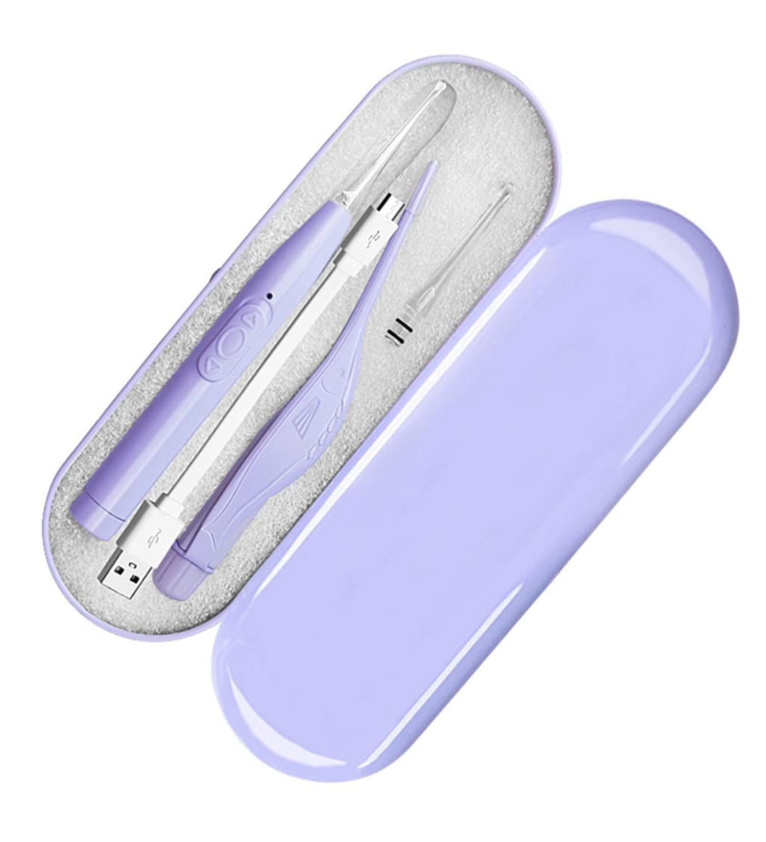LED Ear Cleaner Spoon with Flash Light | Ear Wax Removal Tool for Children | Visual Earpick Tweezer - Color D - Buy Online on GoSupps.com