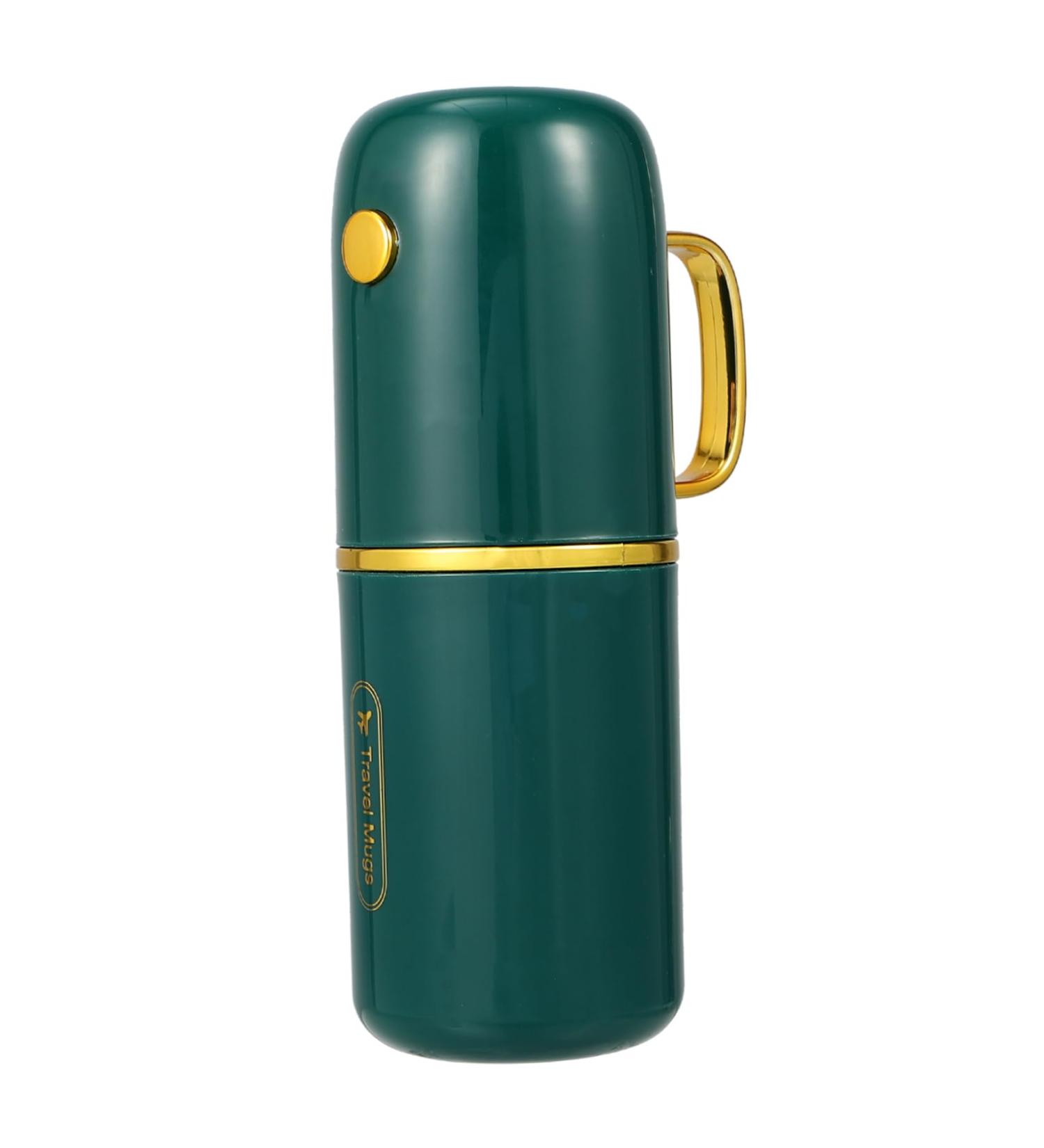 Travel Toothbrush Storage Box & Organizer | Children's Toothbrush Holder Cup | Mouthwash Cups | Green PP Rack - 20.5x12x7CM - Buy Online on GoSupps.com