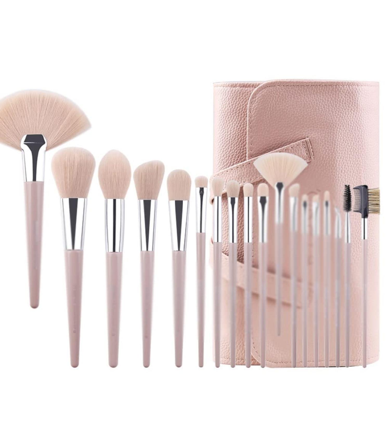 Buy Professional Makeup Tool Set | 18 Brushes & Repair Concealer Bag - Fast International Shipping - Buy Online on GoSupps.com