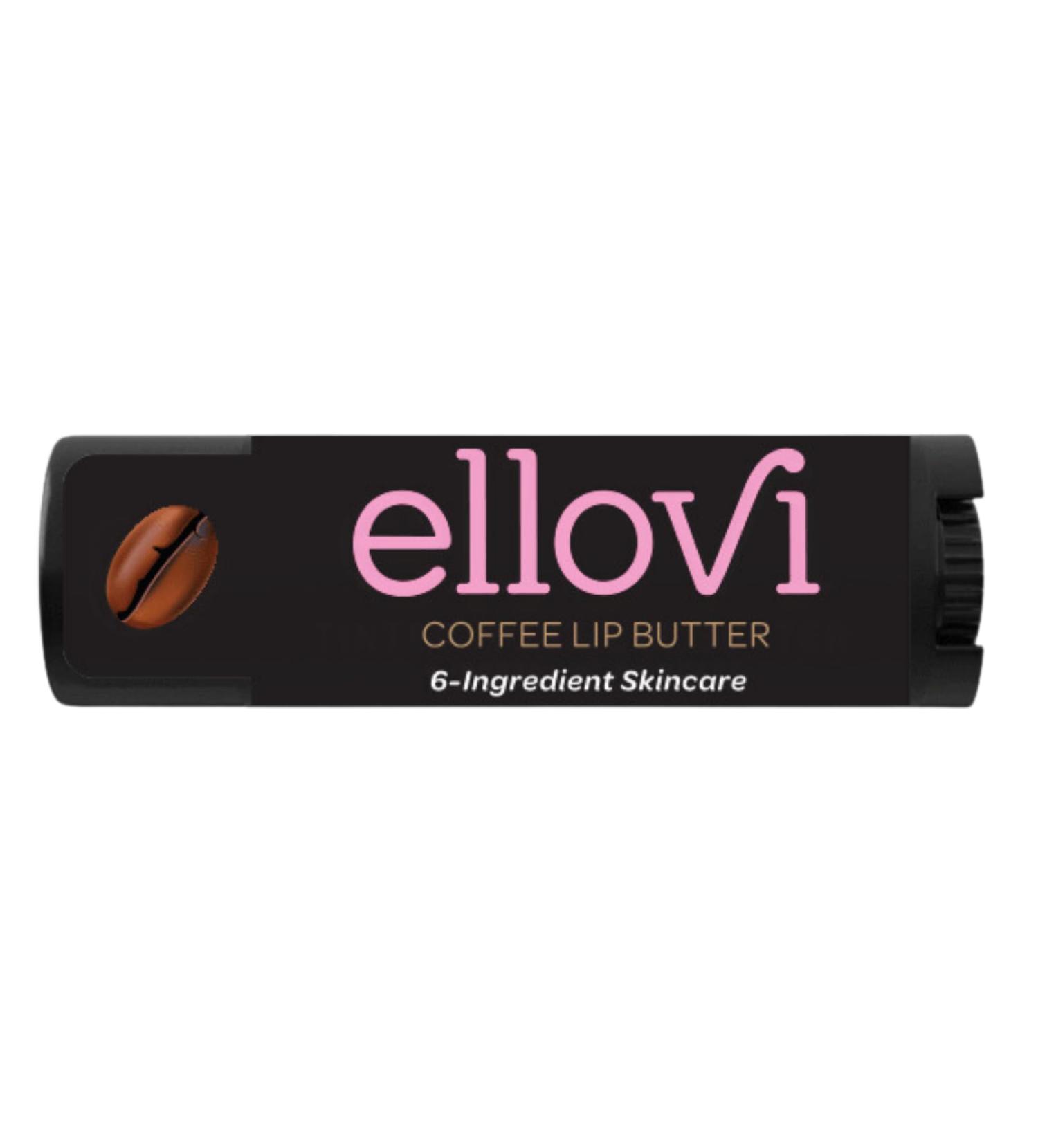 Natural Coffee Lip Butter Balm - Vegan Moisturizing & Pure - 6 Ingredients for All-Day Hydration - Buy Online on GoSupps.com