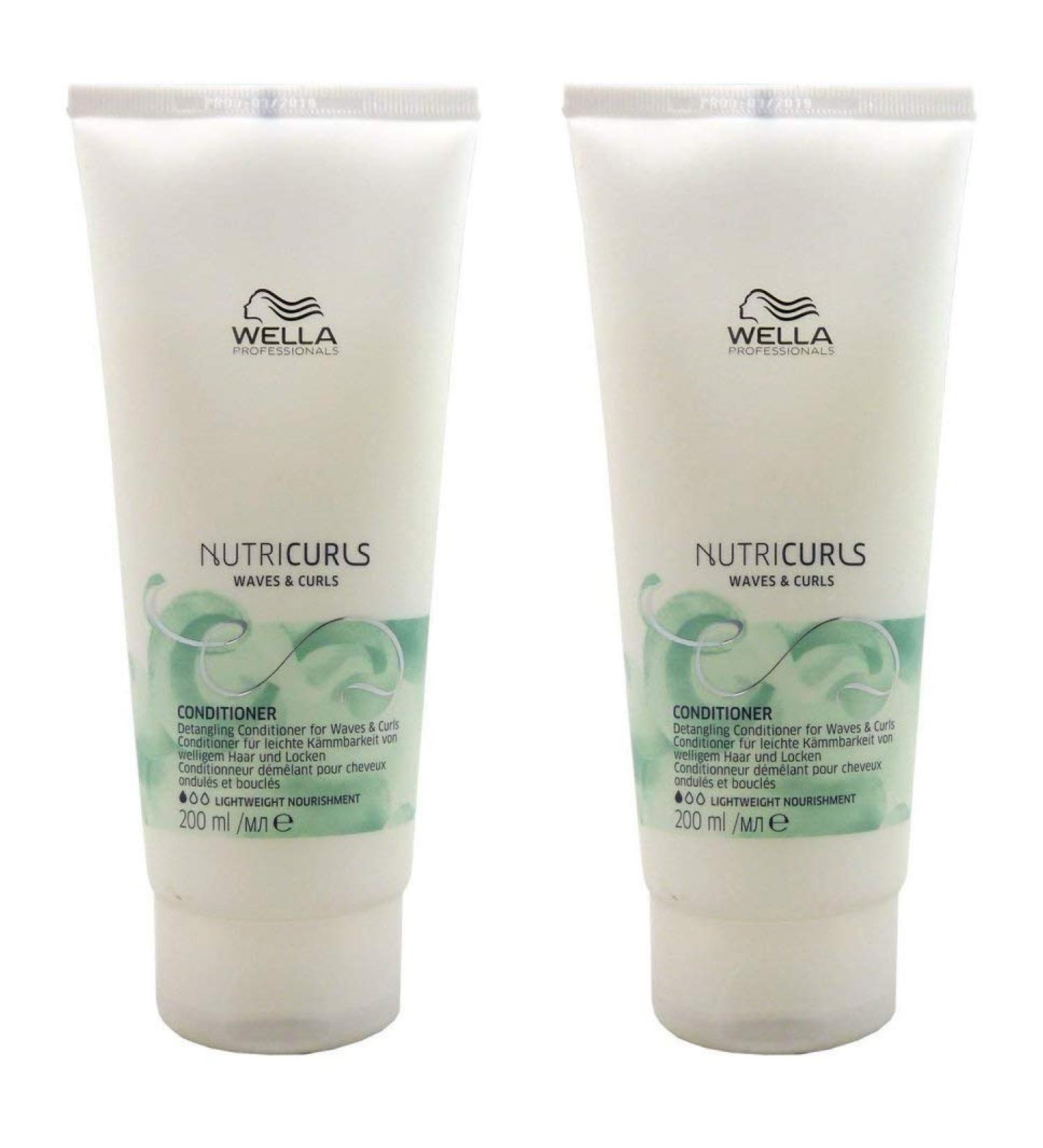 Pack of 2 Wella Nutricurls Conditioner 200 ml